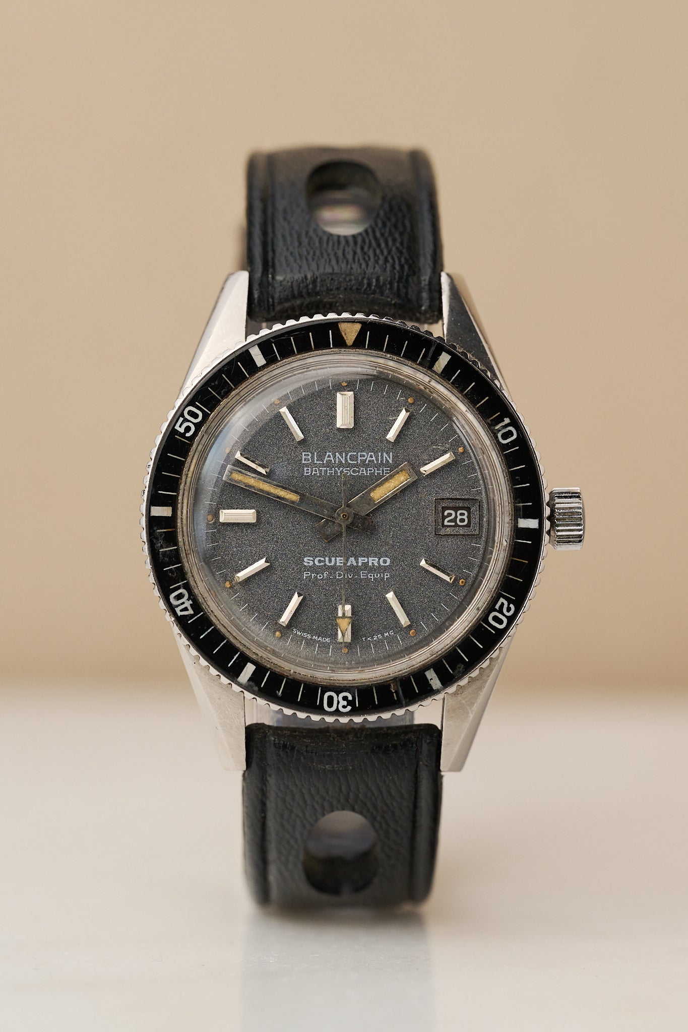 BLANCPAIN BATHYSCAPHE 'SCUBAPRO' DOUBLE SIGNED