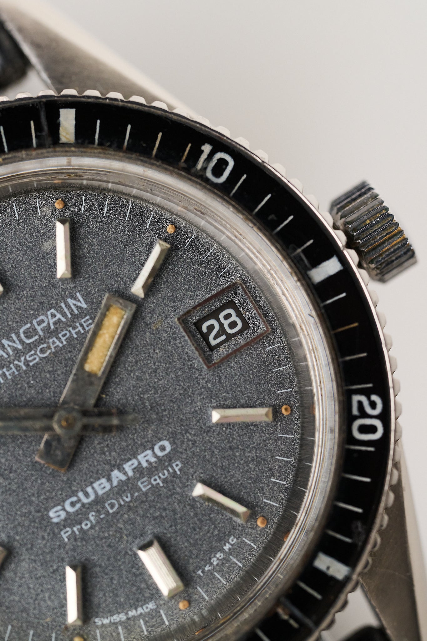 BLANCPAIN BATHYSCAPHE 'SCUBAPRO' DOUBLE SIGNED