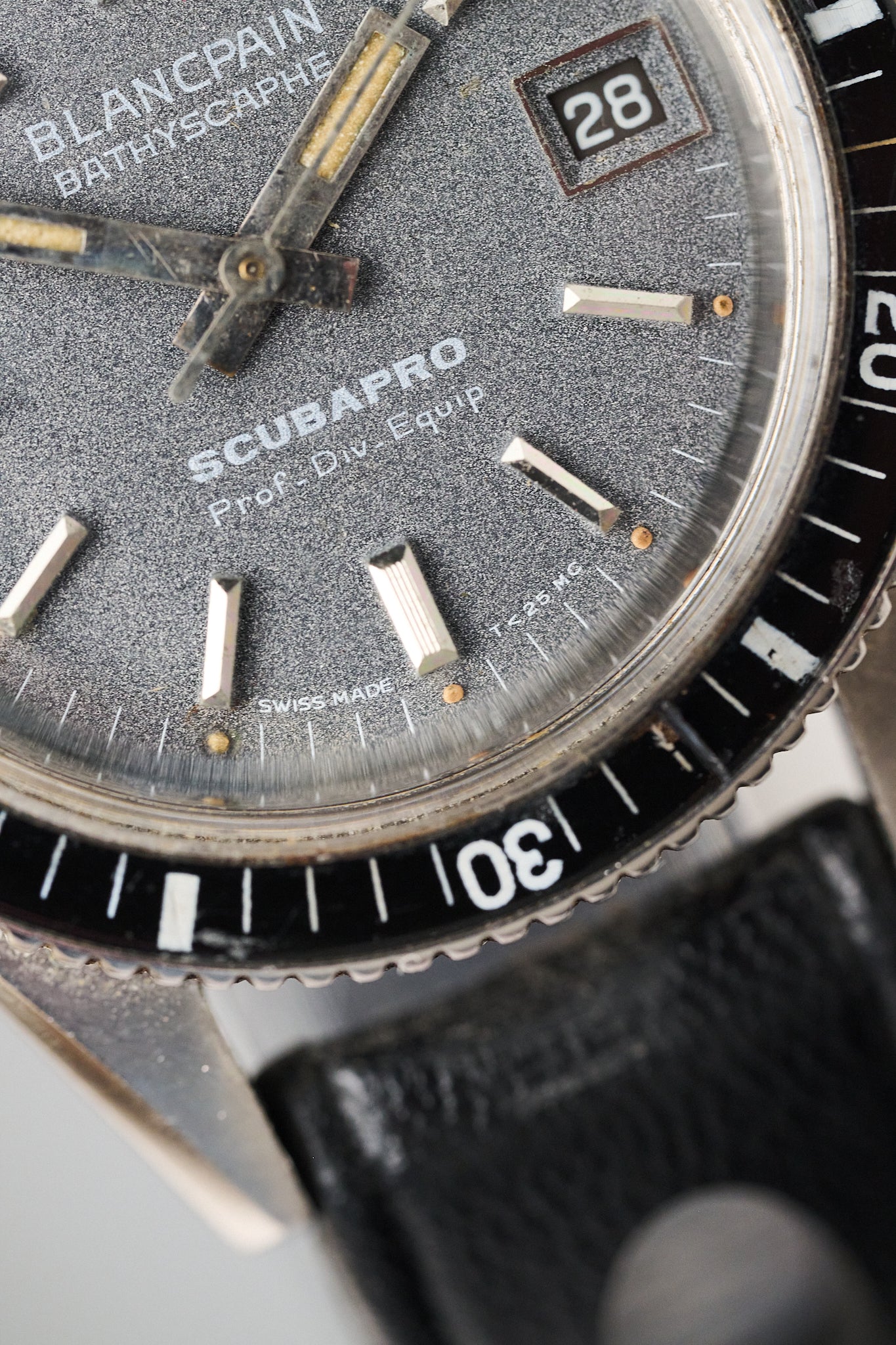 BLANCPAIN BATHYSCAPHE 'SCUBAPRO' DOUBLE SIGNED