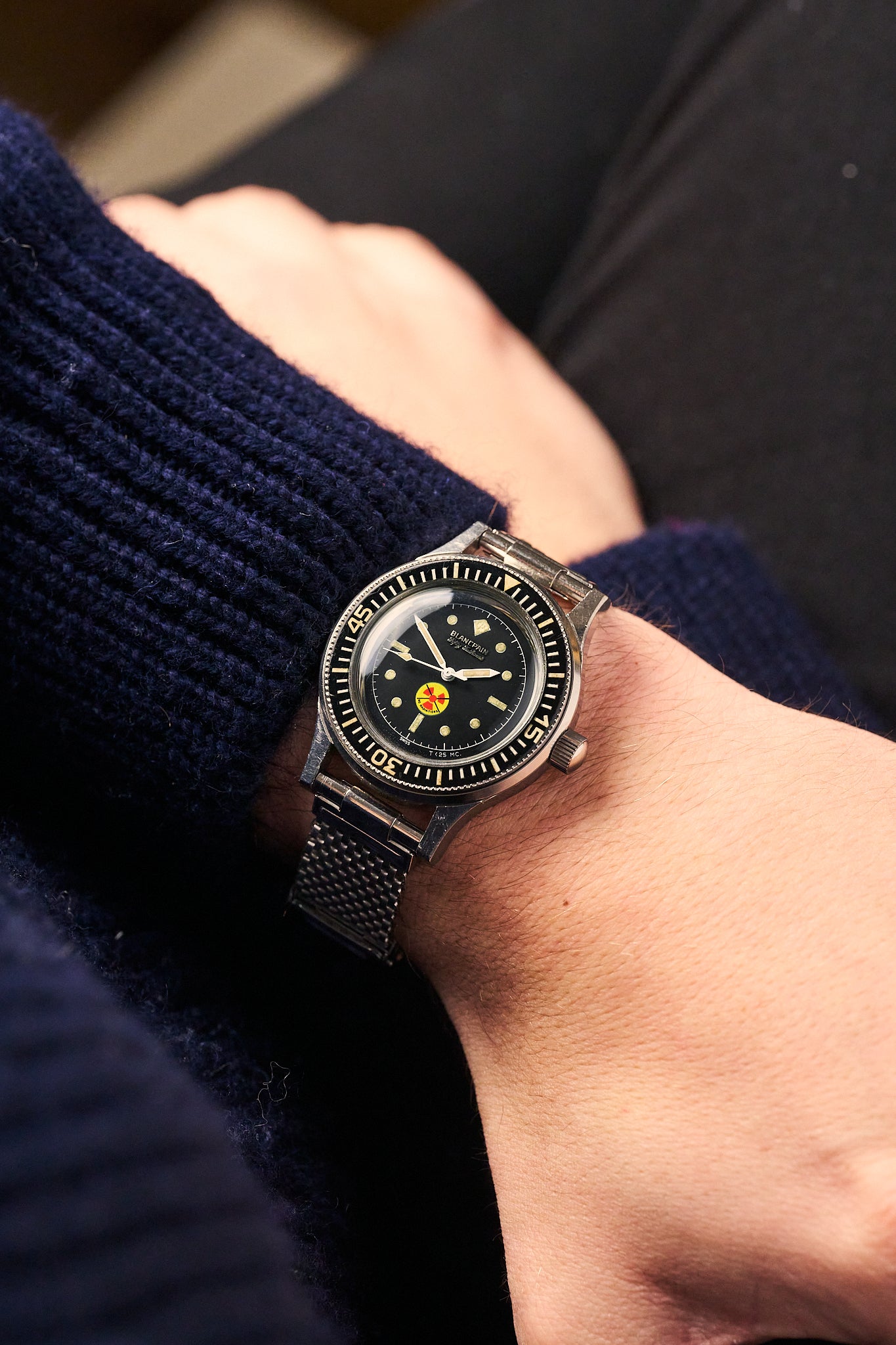BLANCPAIN FIFTY FATHOMS 'NO RADIATIONS' MILITARY ISSUED