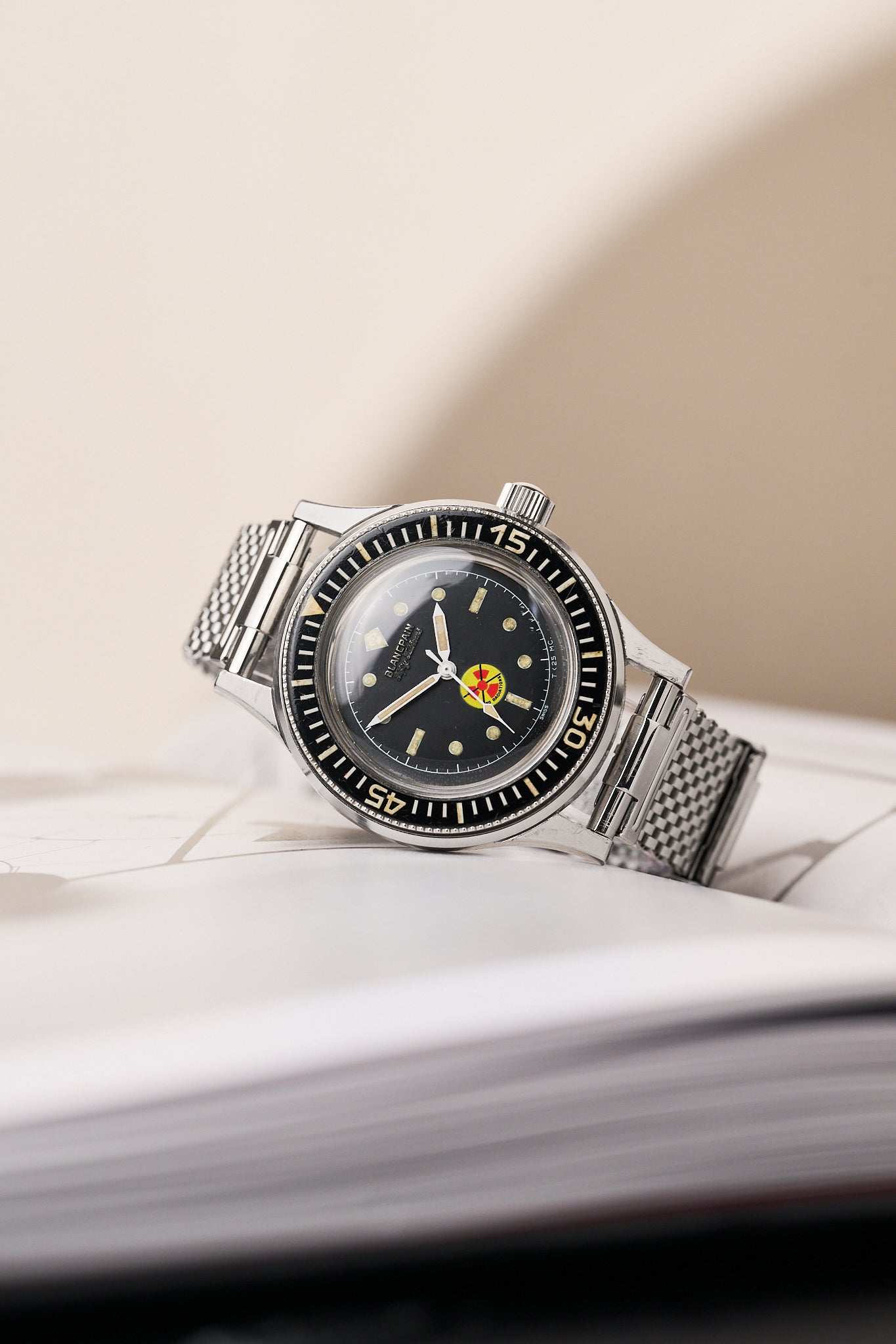 Blancpain Fifty Fathoms No Radiations Military Issued Fathom