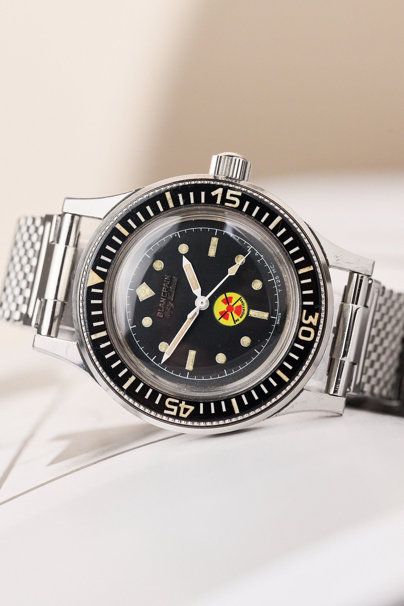 Blancpain Fifty Fathoms No Radiations Military Issued Fathom