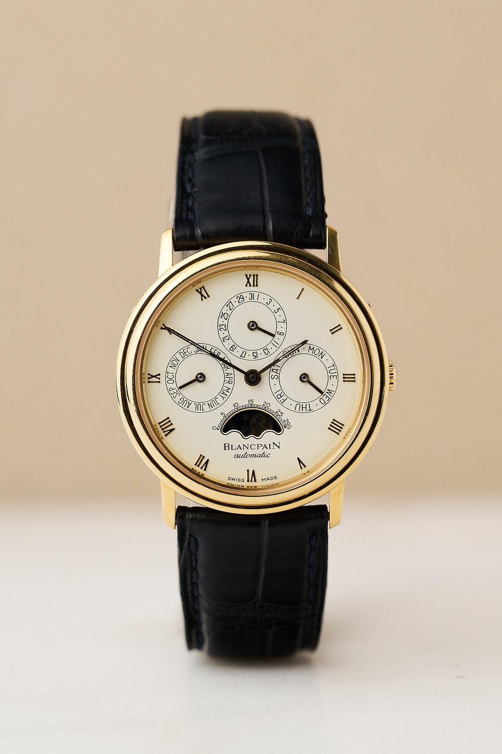 BLANCPAIN PERPETUAL CALENDAR MOONPHASE '18K YELLOW GOLD'