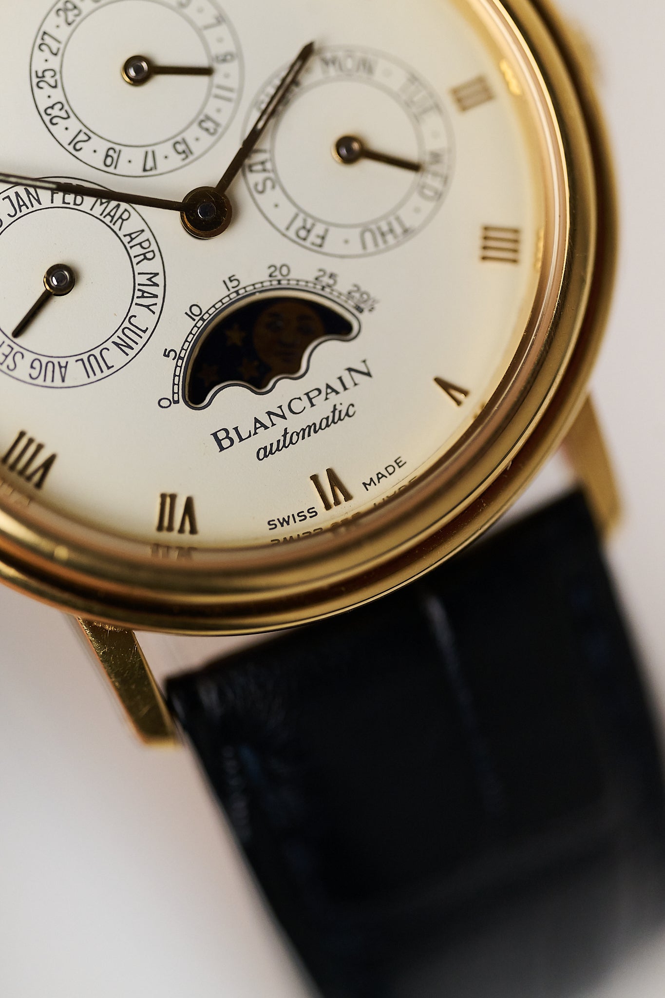 BLANCPAIN PERPETUAL CALENDAR MOONPHASE '18K YELLOW GOLD'