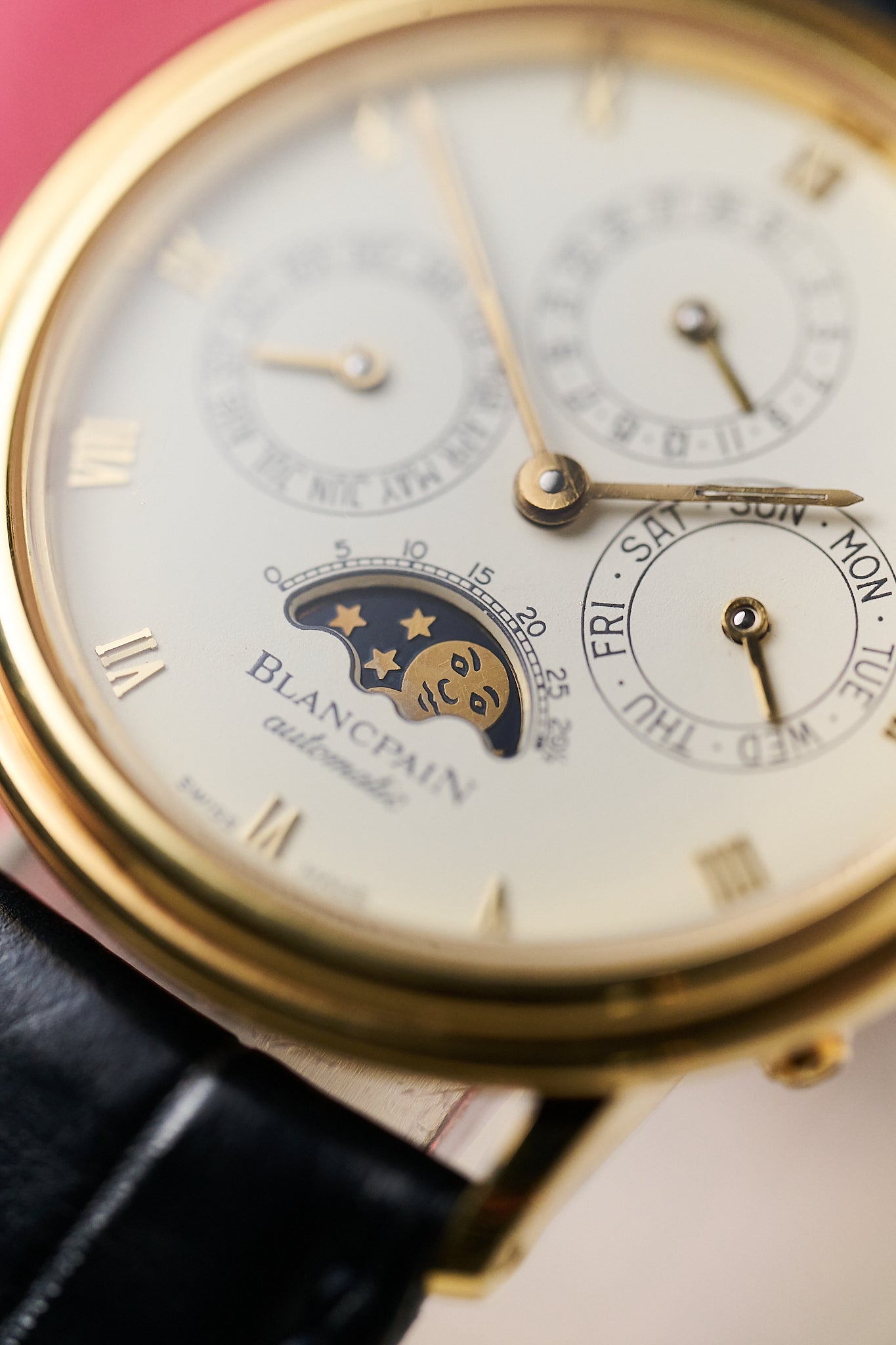 BLANCPAIN PERPETUAL CALENDAR MOONPHASE '18K YELLOW GOLD'