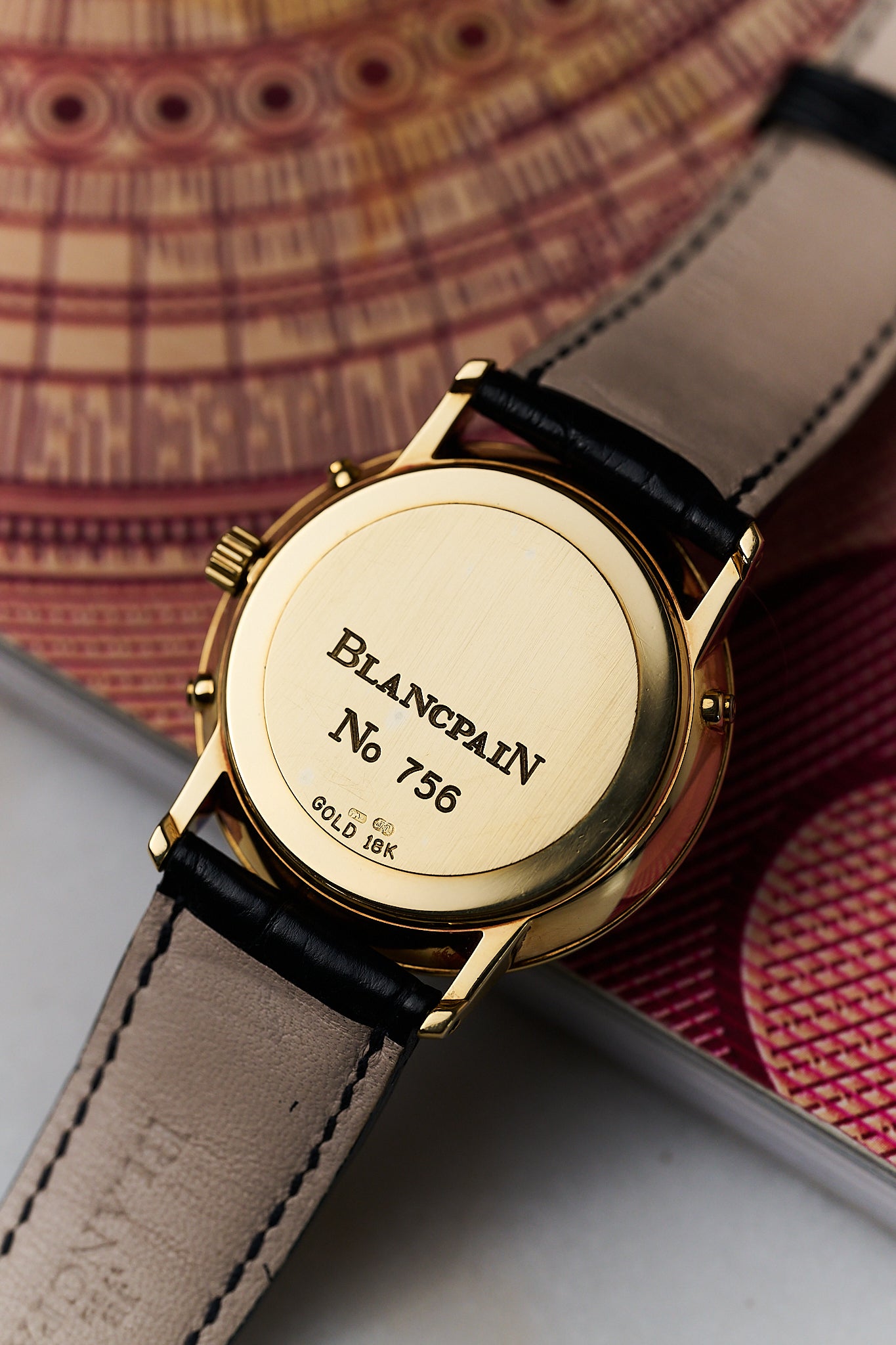 BLANCPAIN PERPETUAL CALENDAR MOONPHASE '18K YELLOW GOLD'