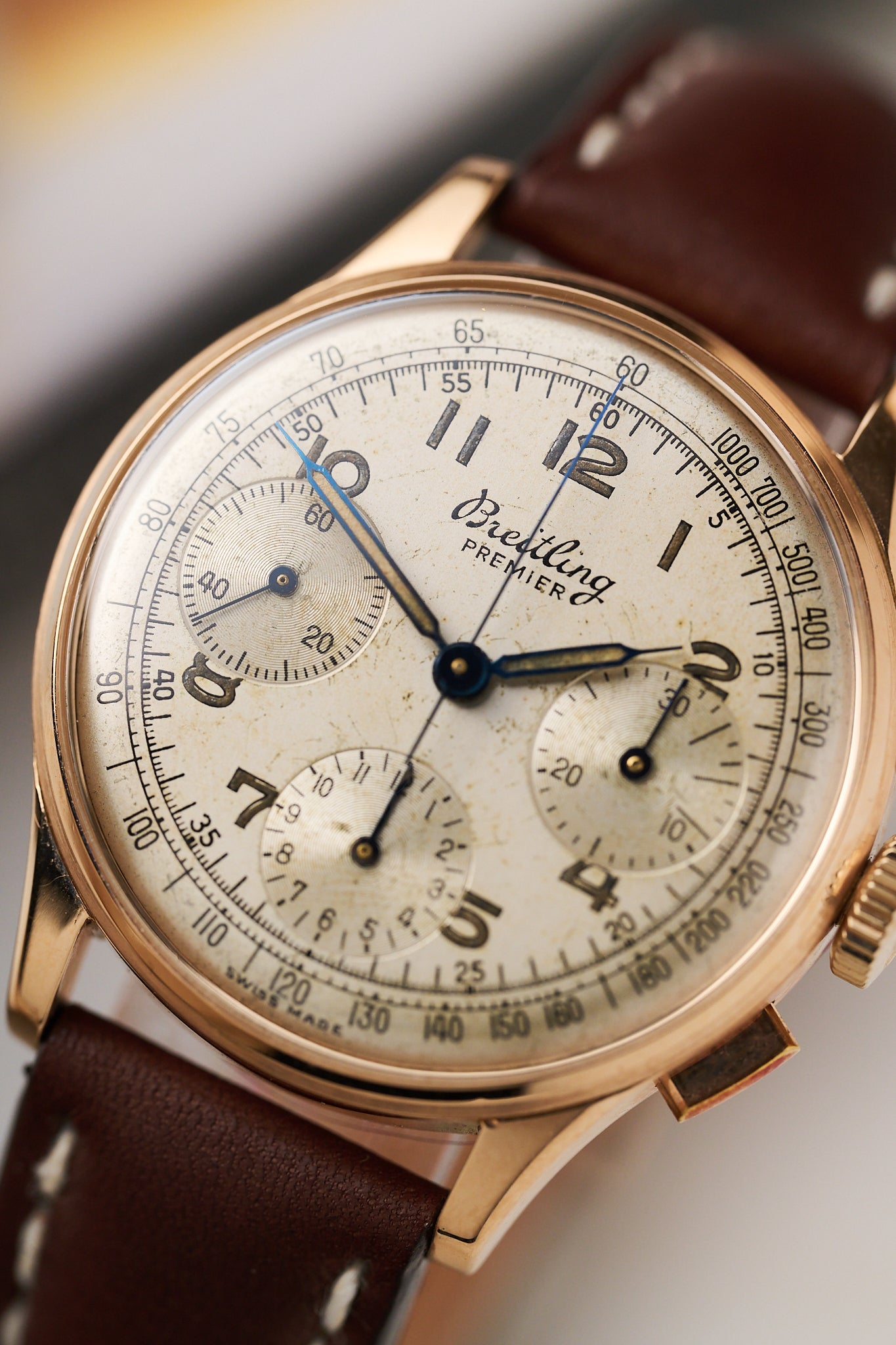 BREITLING PREMIER CHRONOGRAPH 18K ROSE GOLD