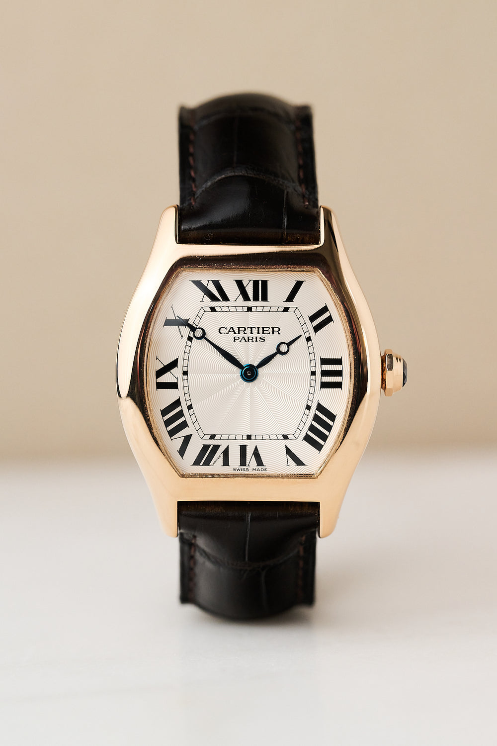 CARTIER TORTUE LARGE 'CPCP' 2498E 18K ROSE GOLD