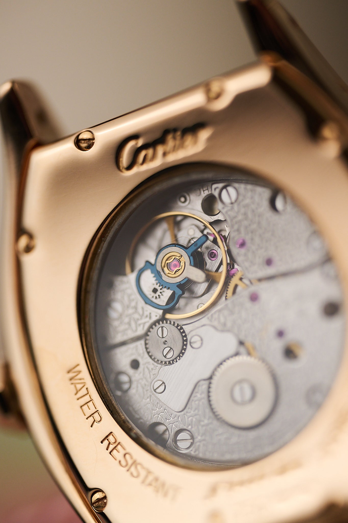 CARTIER TORTUE LARGE 'CPCP' 2498E 18K ROSE GOLD