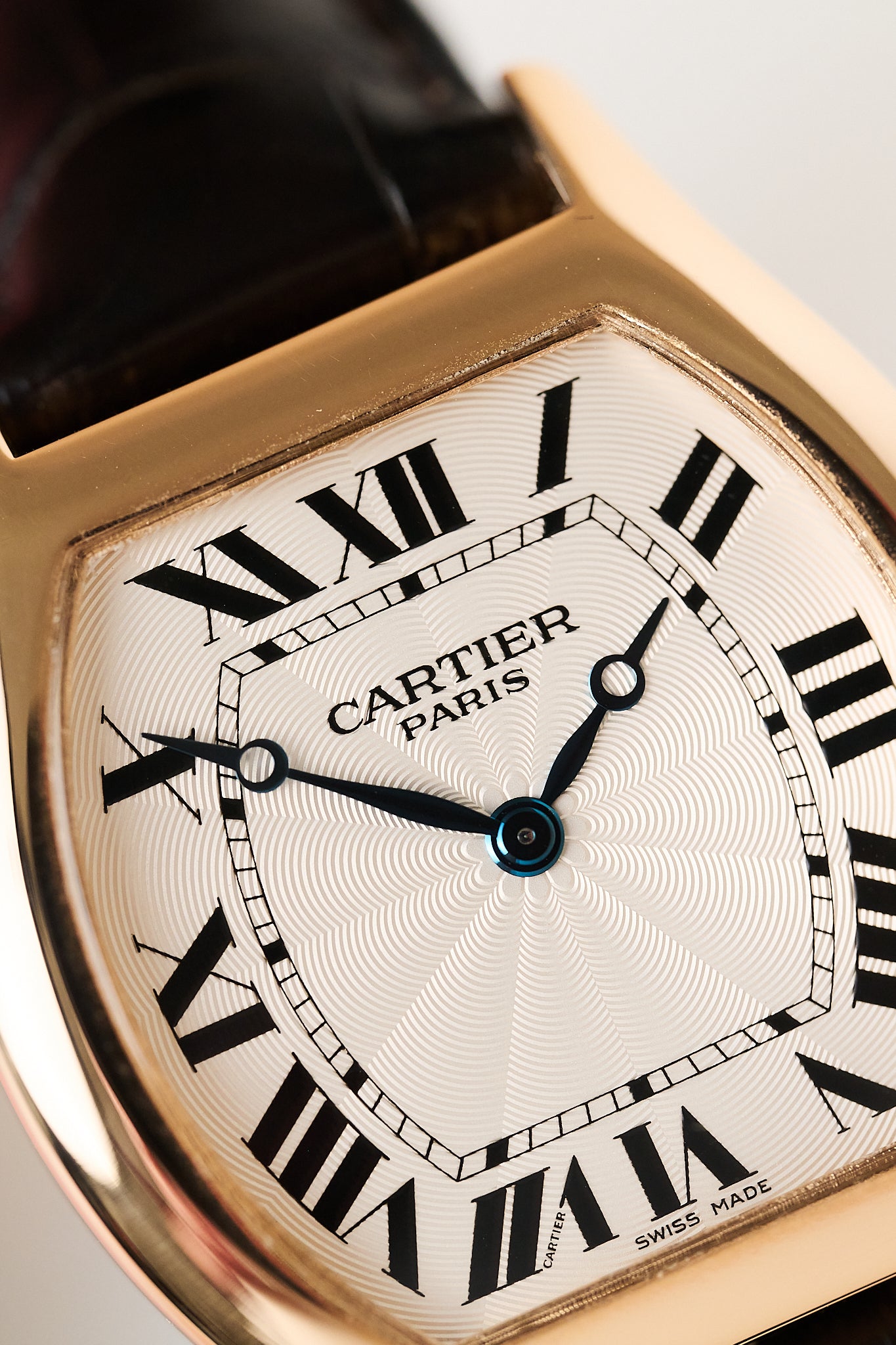 CARTIER TORTUE LARGE 'CPCP' 2498E 18K ROSE GOLD