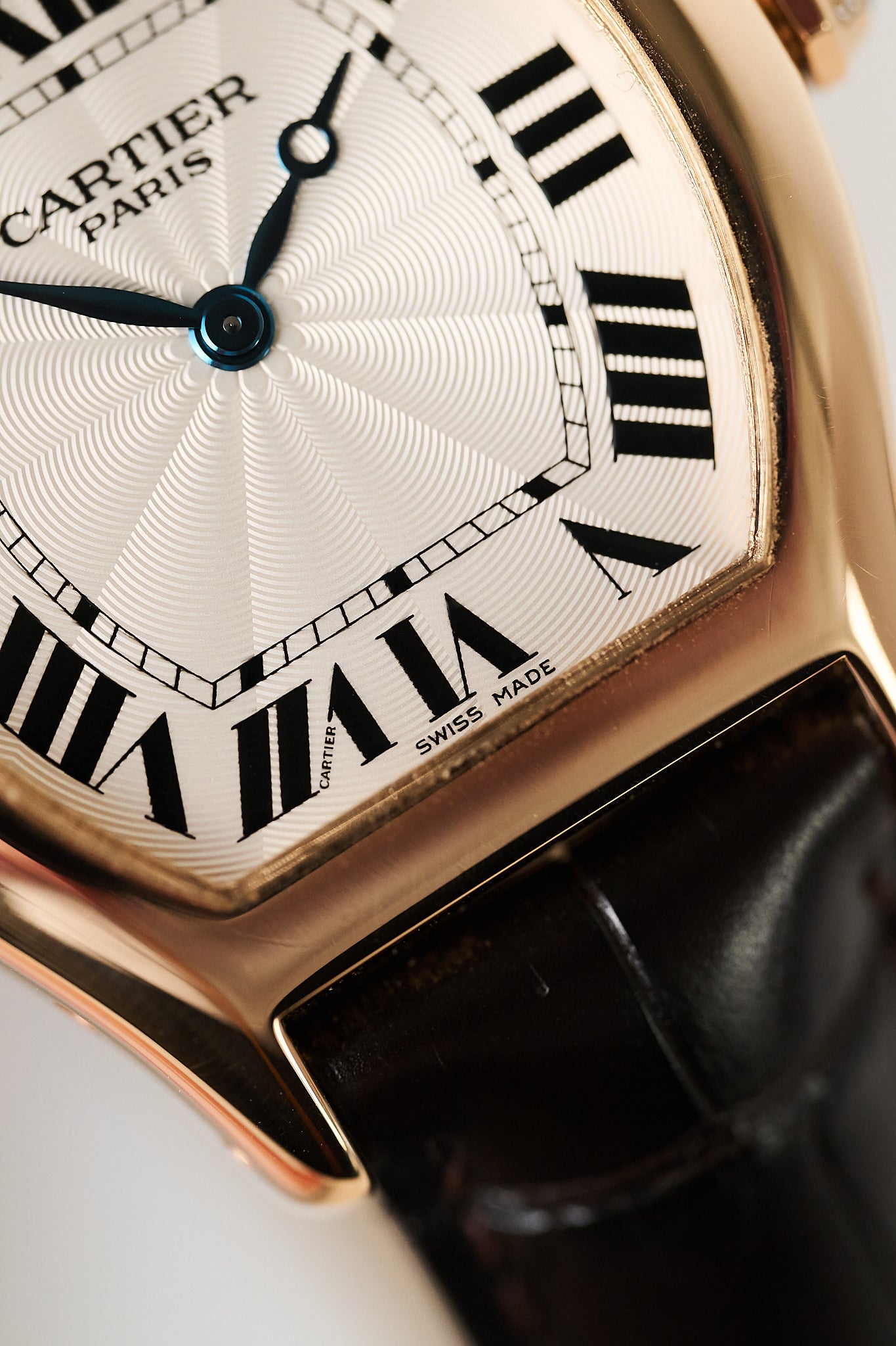 CARTIER TORTUE LARGE 'CPCP' 2498E 18K ROSE GOLD