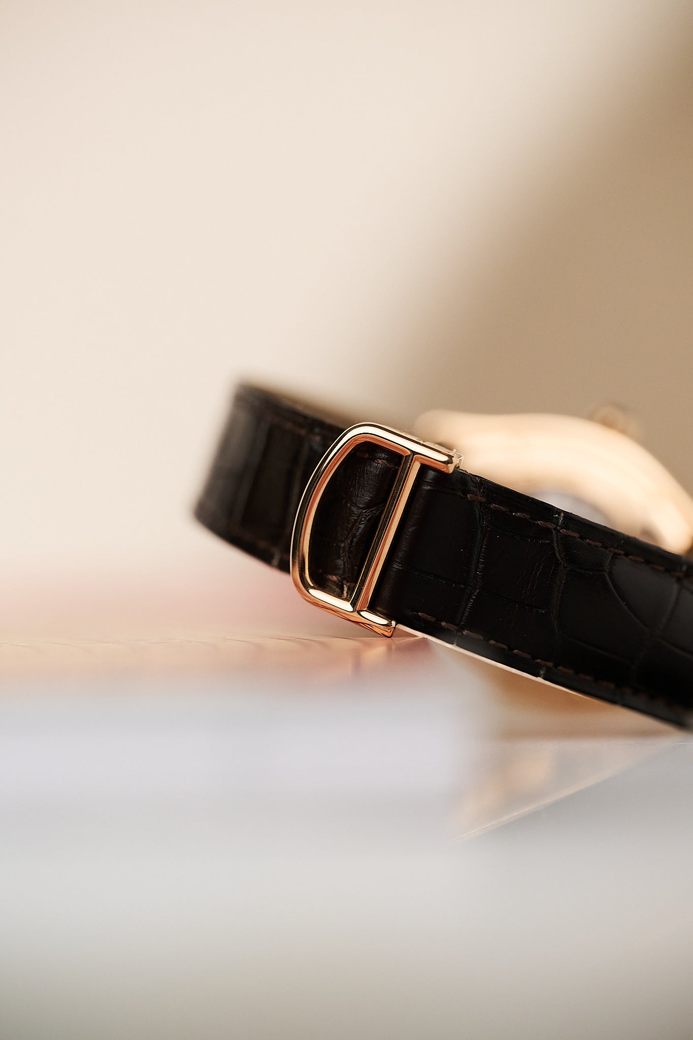 CARTIER TORTUE LARGE 'CPCP' 2498E 18K ROSE GOLD
