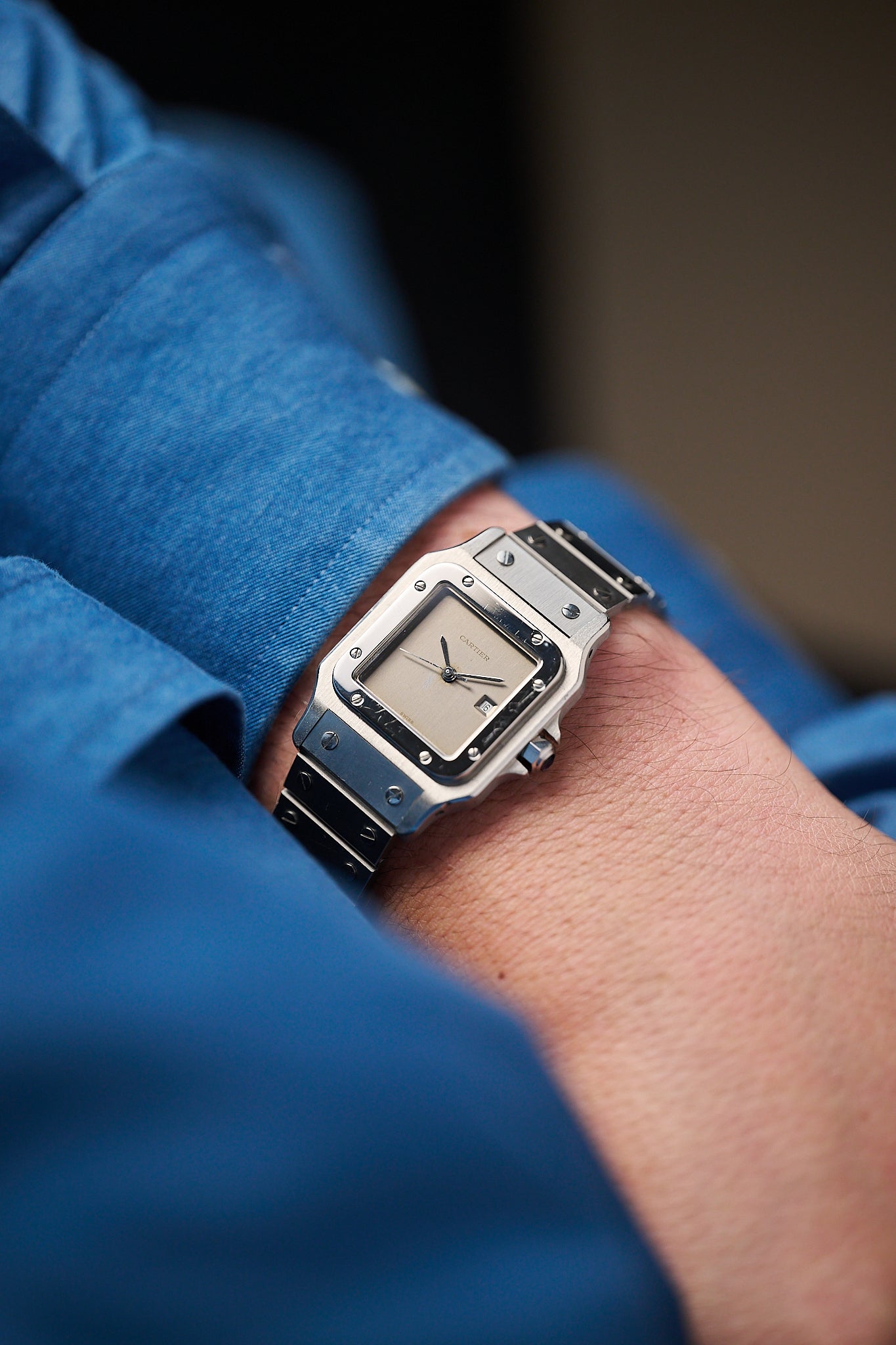 CARTIER SANTOS CARRÈE 'GHOST DIAL'