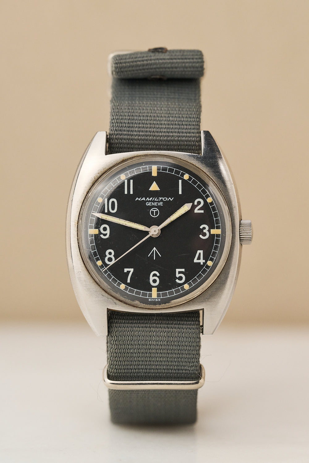 HAMILTON 6BB MILITARY ISSUED 'GENEVE SIGNED'