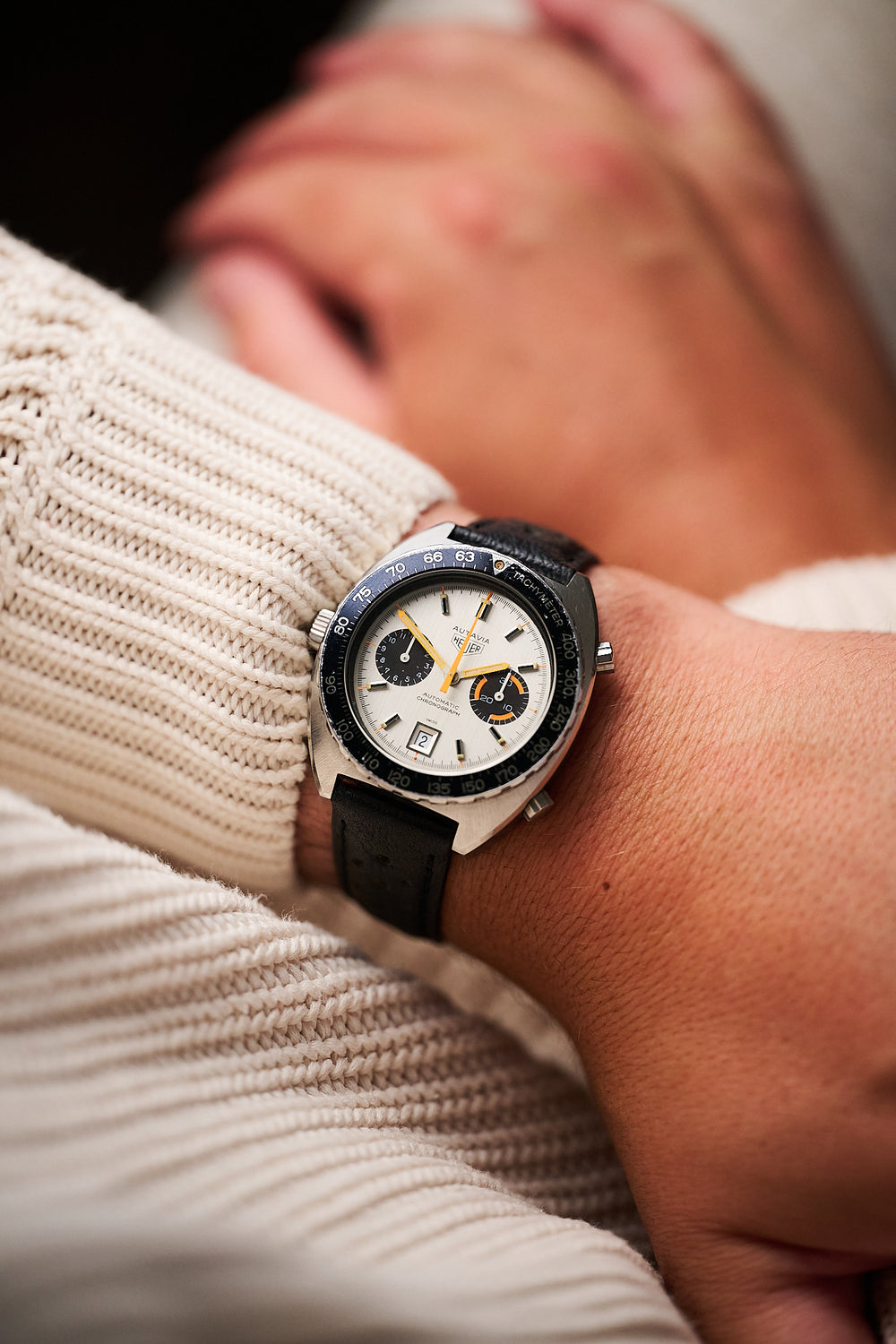 HEUER AUTAVIA 11630MH 'ORANGE BOY'