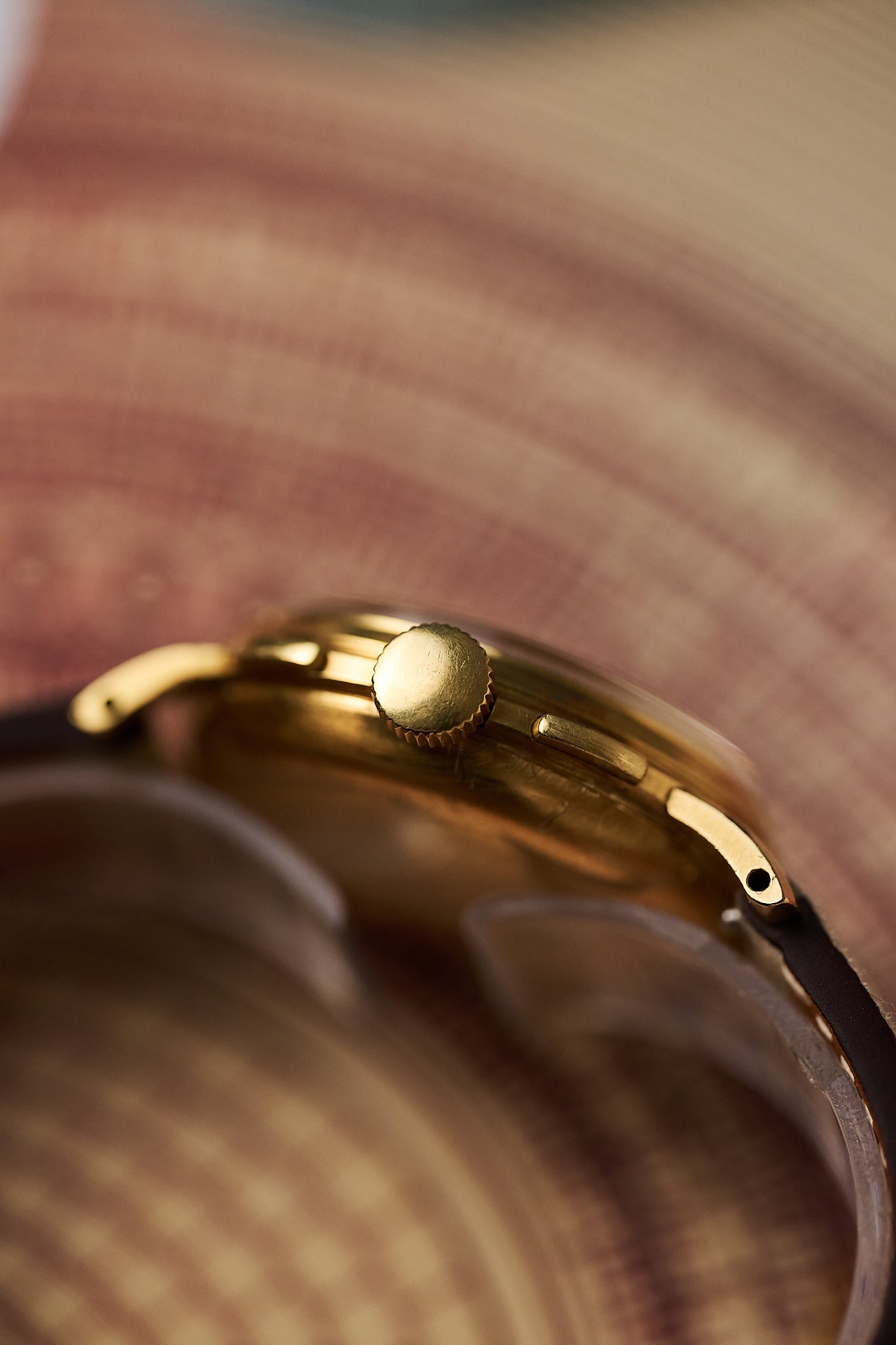 HEUER CHRONOGRAPH 18K YELLOW GOLD 'SMALL EYES'
