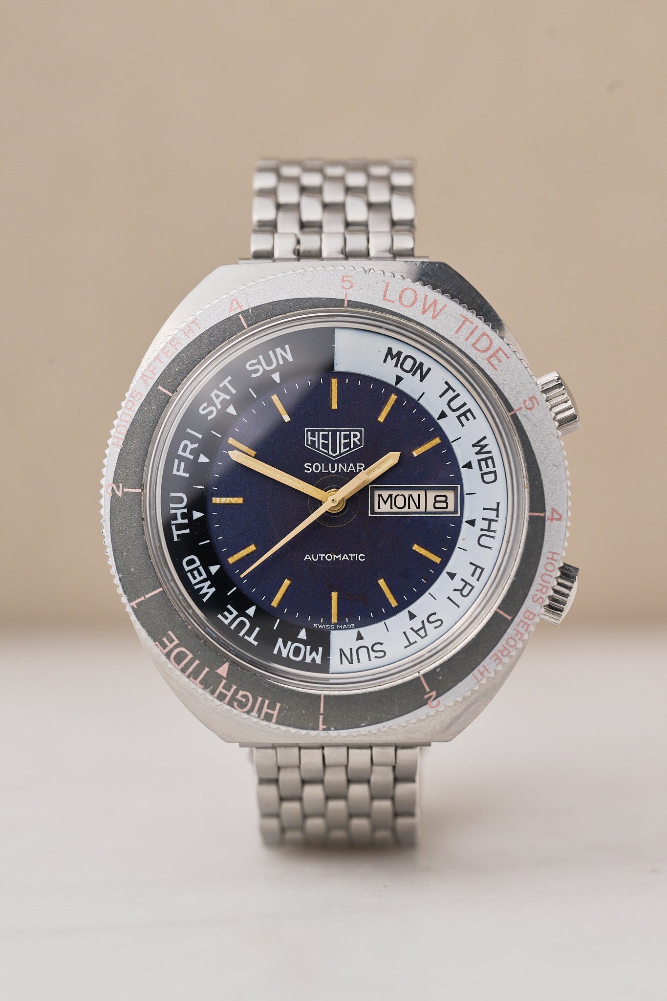 HEUER SOLUNAR "TIDE WATCH"