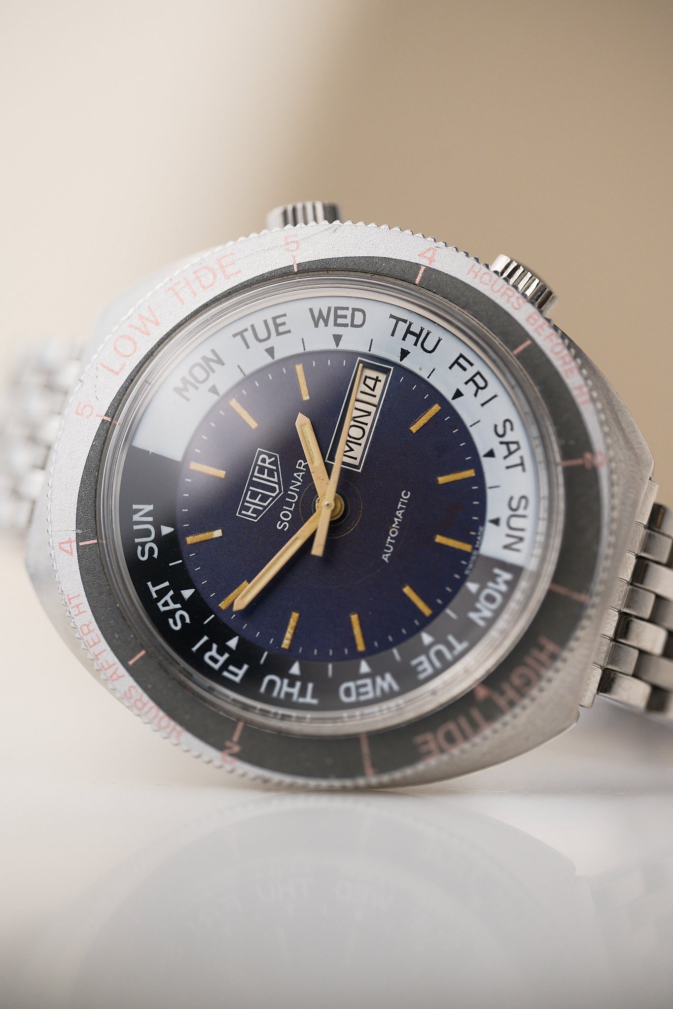 HEUER SOLUNAR "TIDE WATCH"