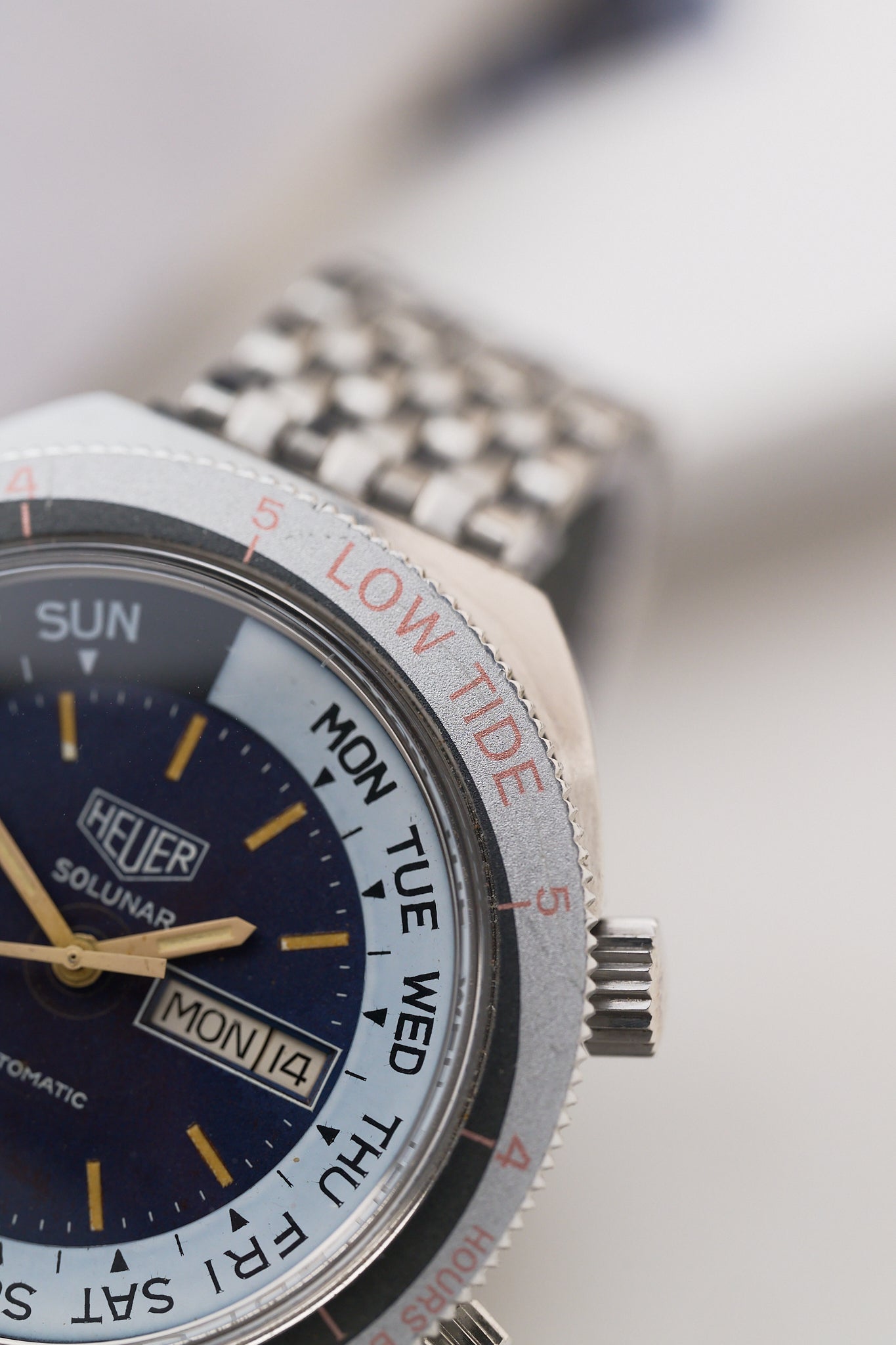 HEUER SOLUNAR "TIDE WATCH"