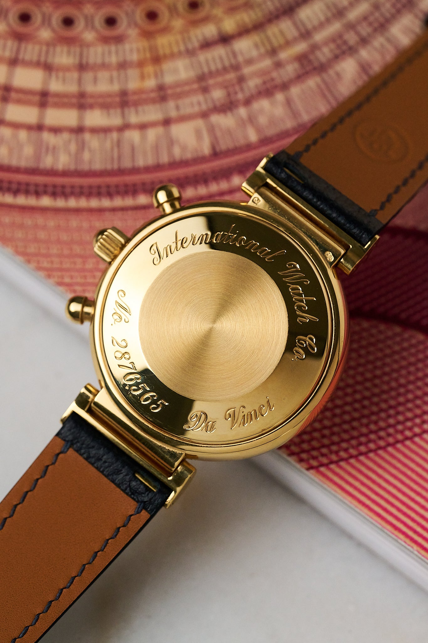 IWC DA VINCI 18K YELLOW GOLD 'PERPETUAL CALENDAR CHRONOGRAPH'