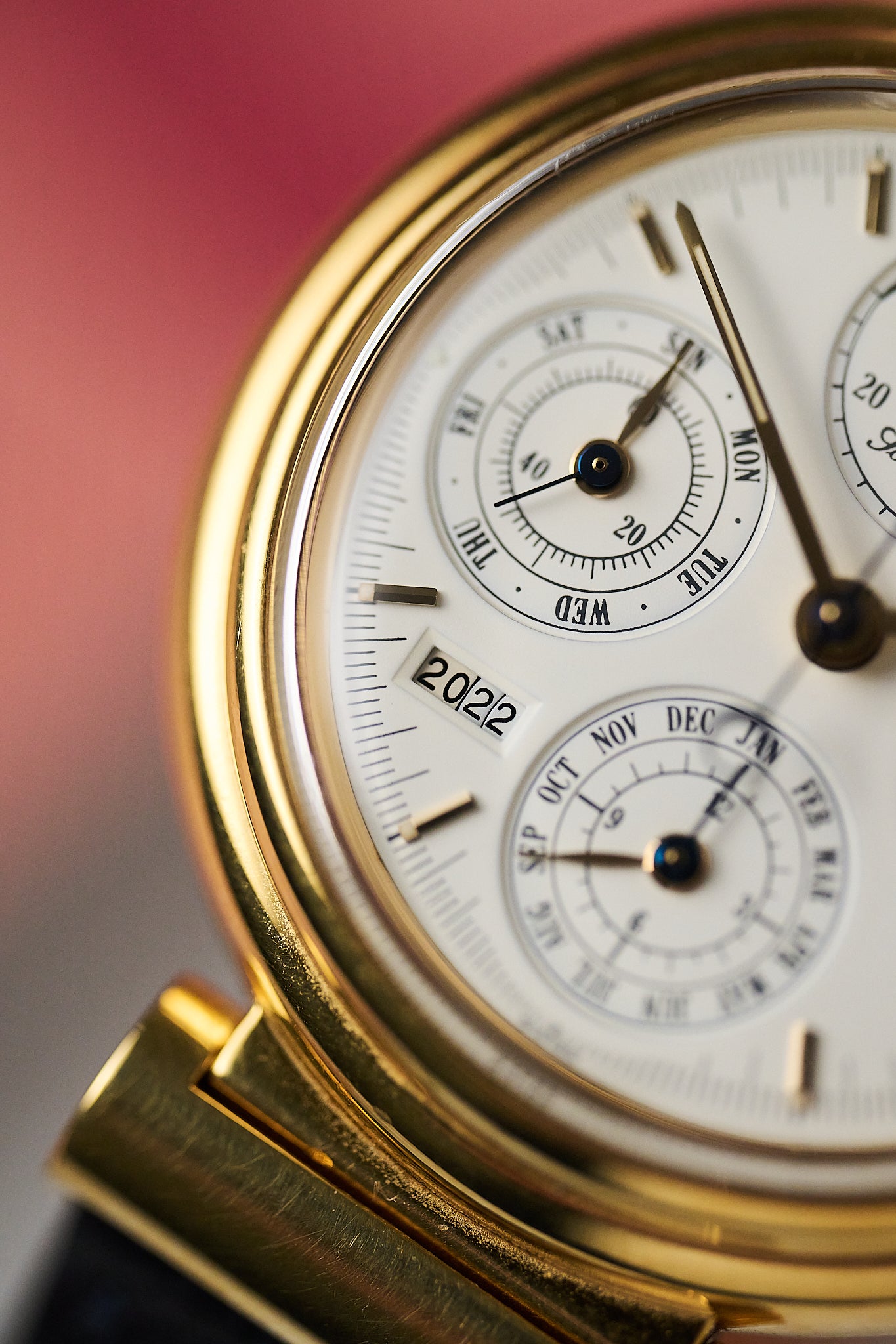 IWC DA VINCI 18K YELLOW GOLD 'PERPETUAL CALENDAR CHRONOGRAPH'