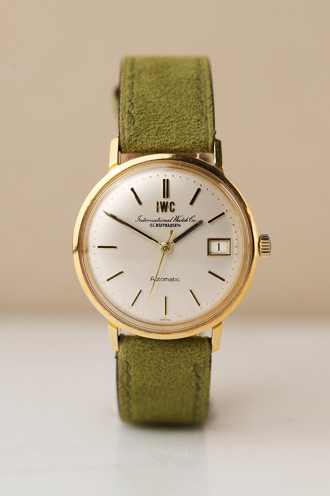 IWC 'PELLATON' 18K YELLOW GOLD
