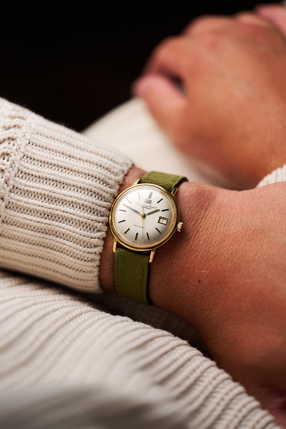 IWC 'PELLATON' 18K YELLOW GOLD