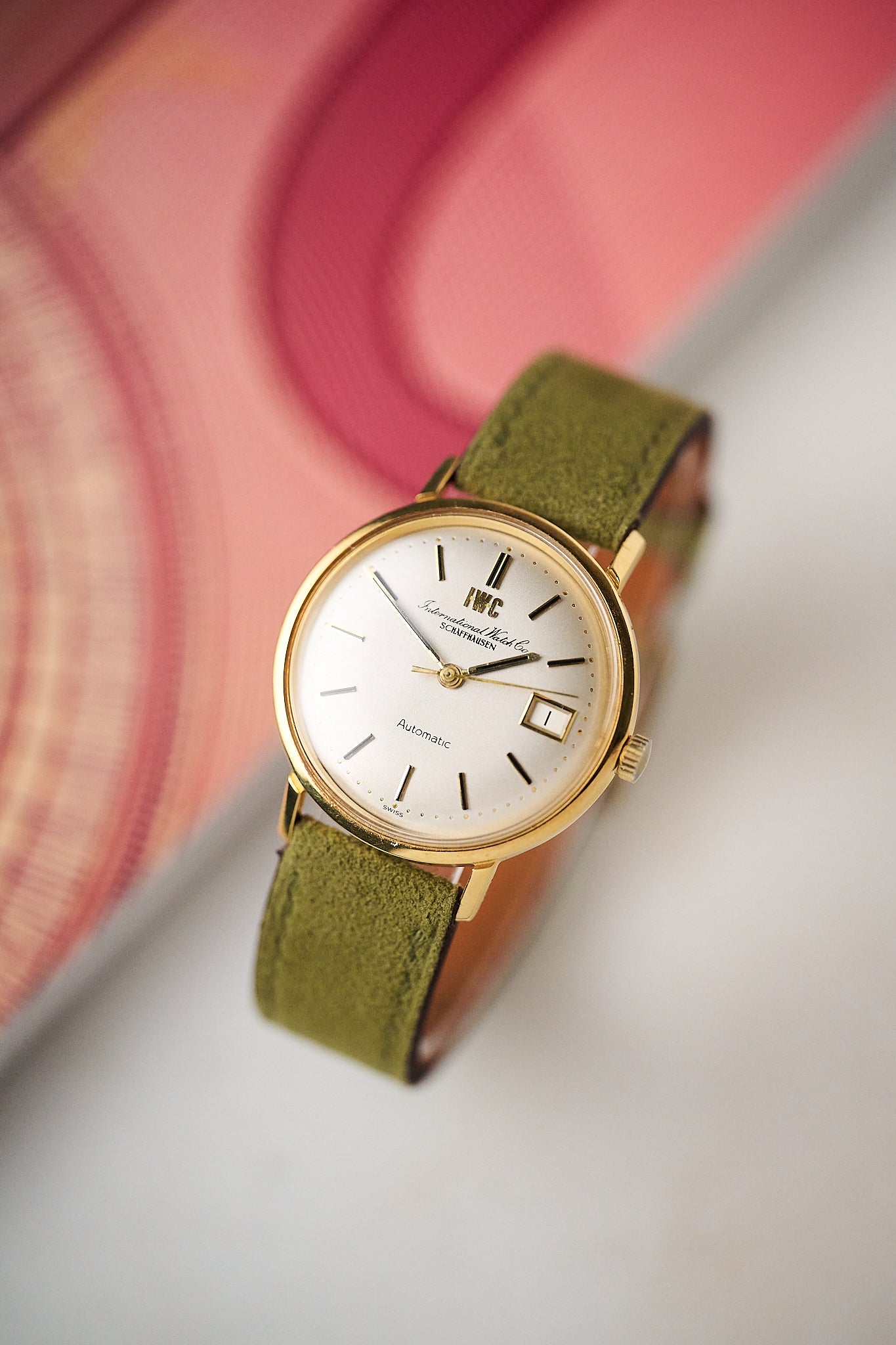 IWC 'PELLATON' 18K YELLOW GOLD