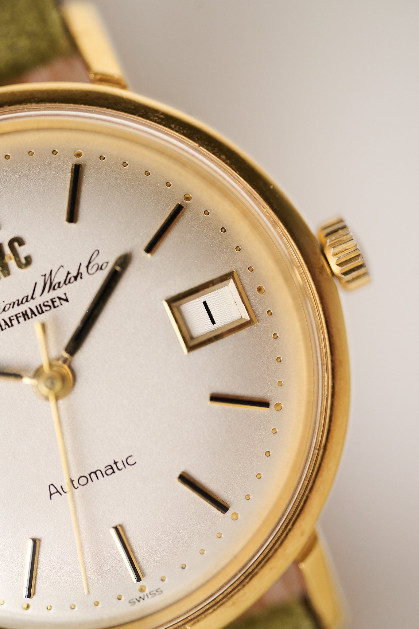 IWC 'PELLATON' 18K YELLOW GOLD