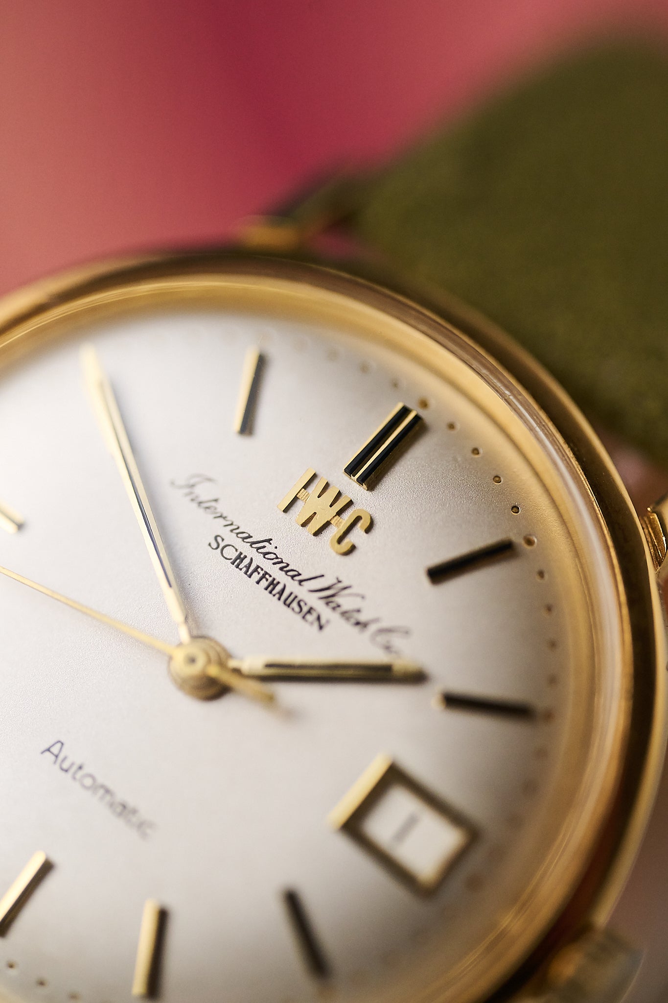 IWC 'PELLATON' 18K YELLOW GOLD