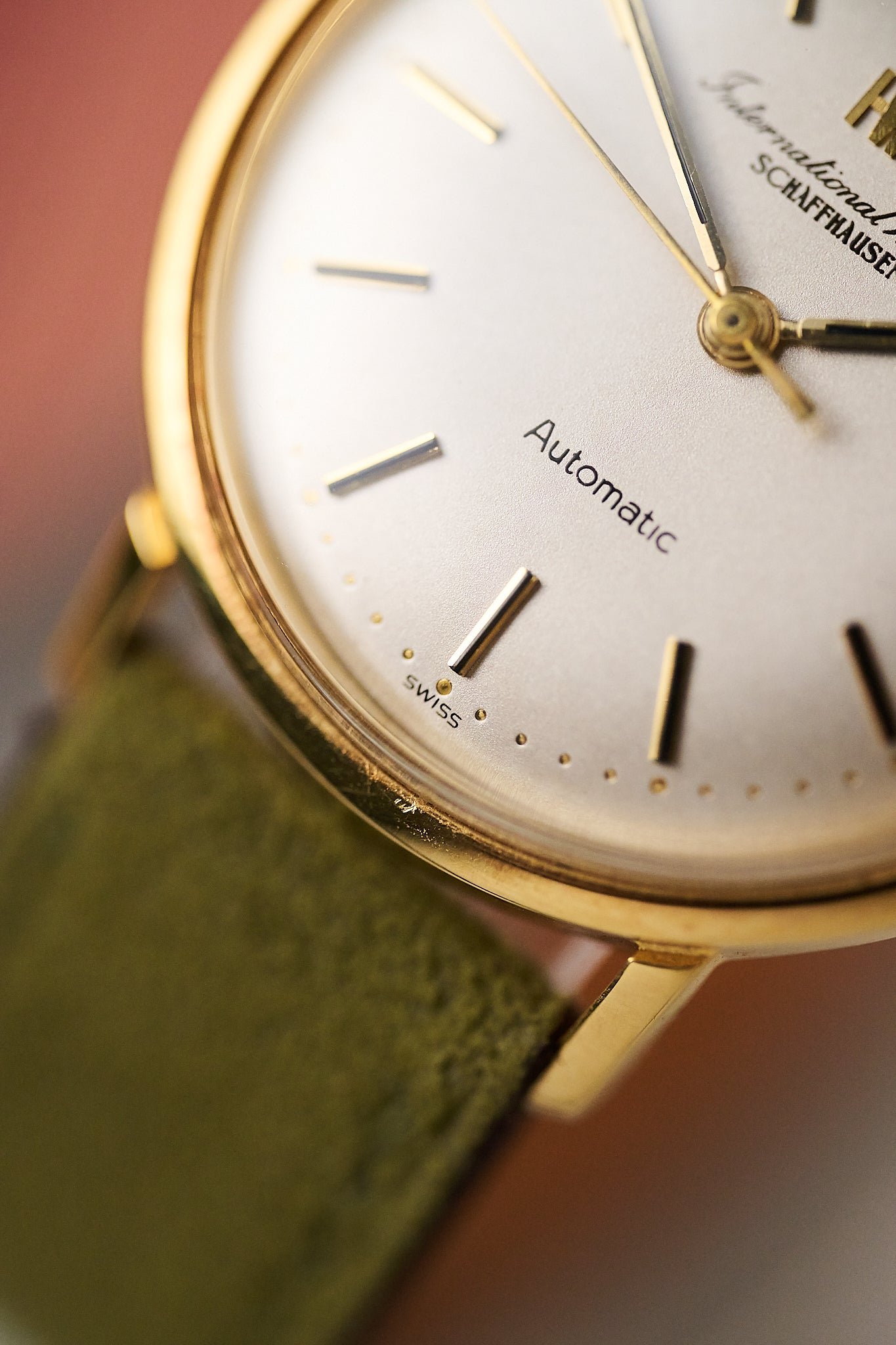 IWC 'PELLATON' 18K YELLOW GOLD