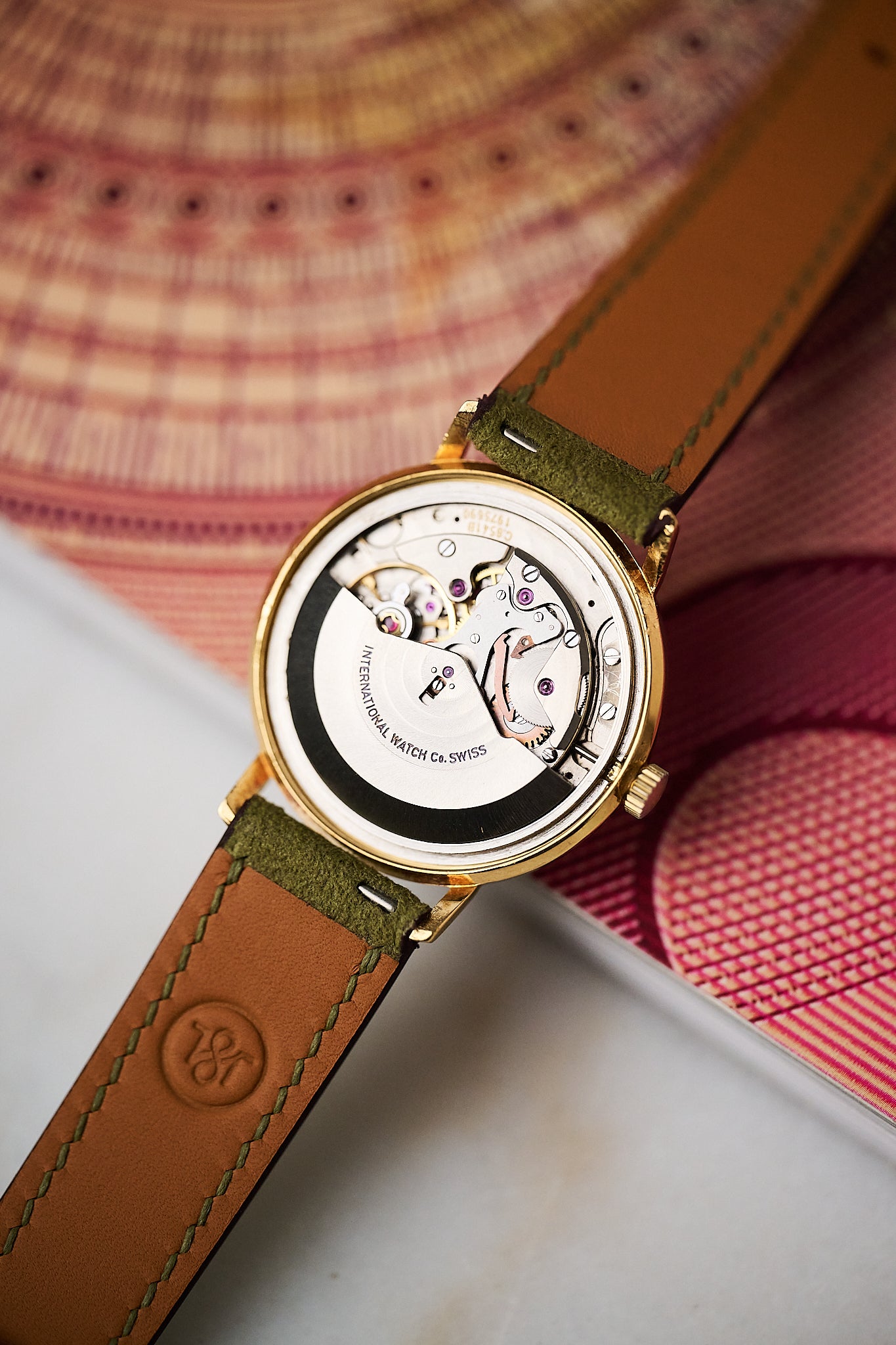 IWC 'PELLATON' 18K YELLOW GOLD
