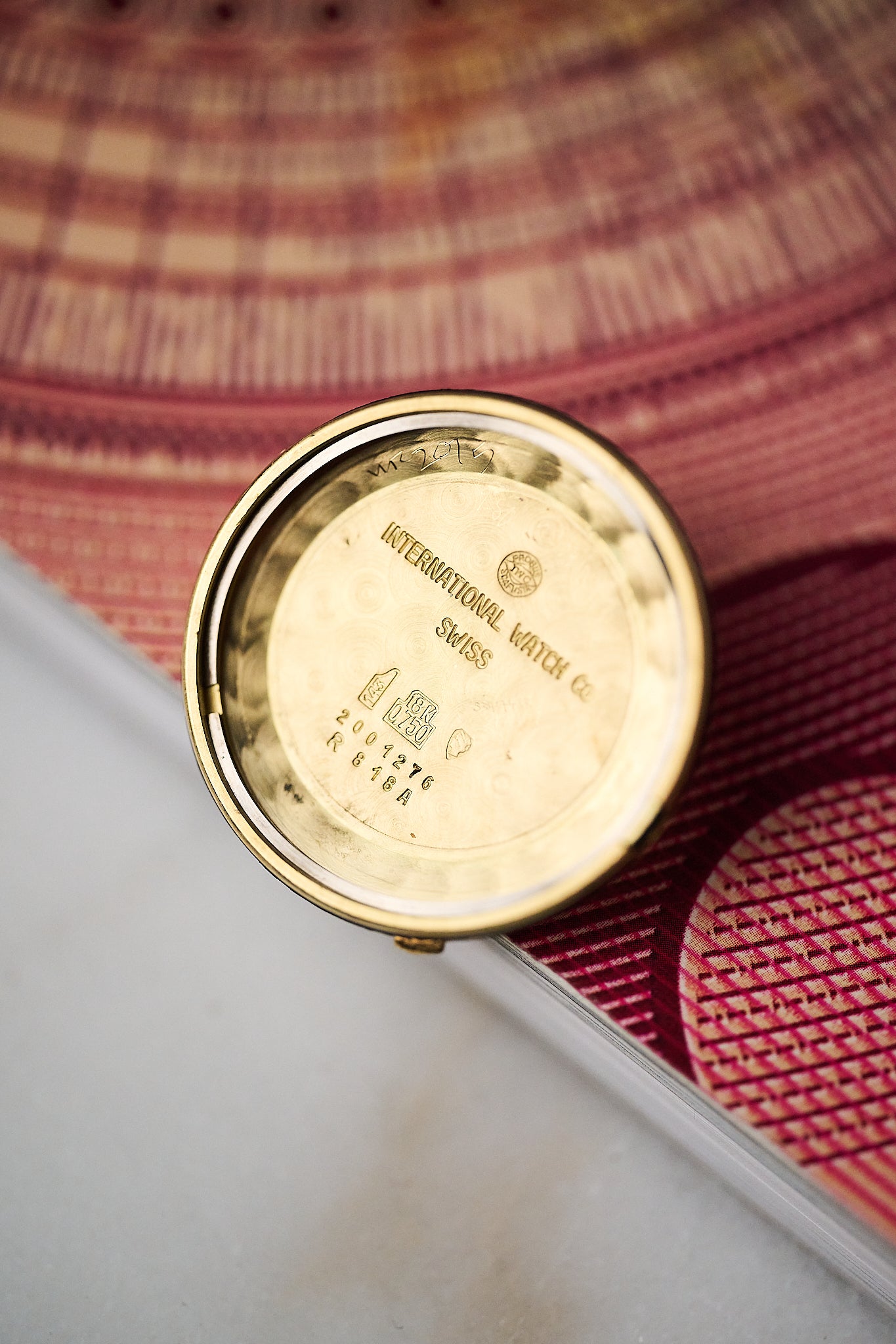 IWC 'PELLATON' 18K YELLOW GOLD