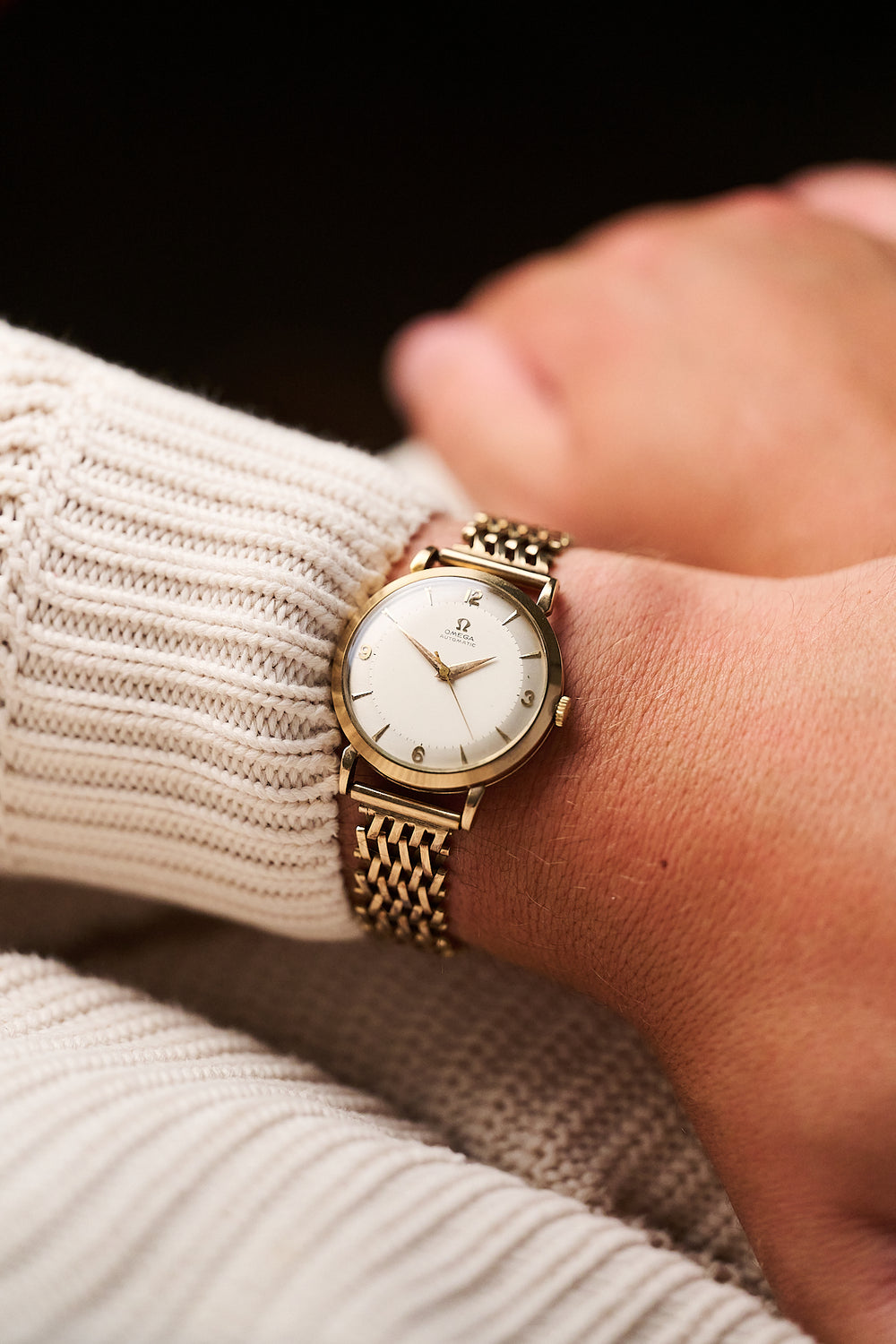 OMEGA AUTOMATIC 9K YELLOW GOLD 'COLLECTOR SET'