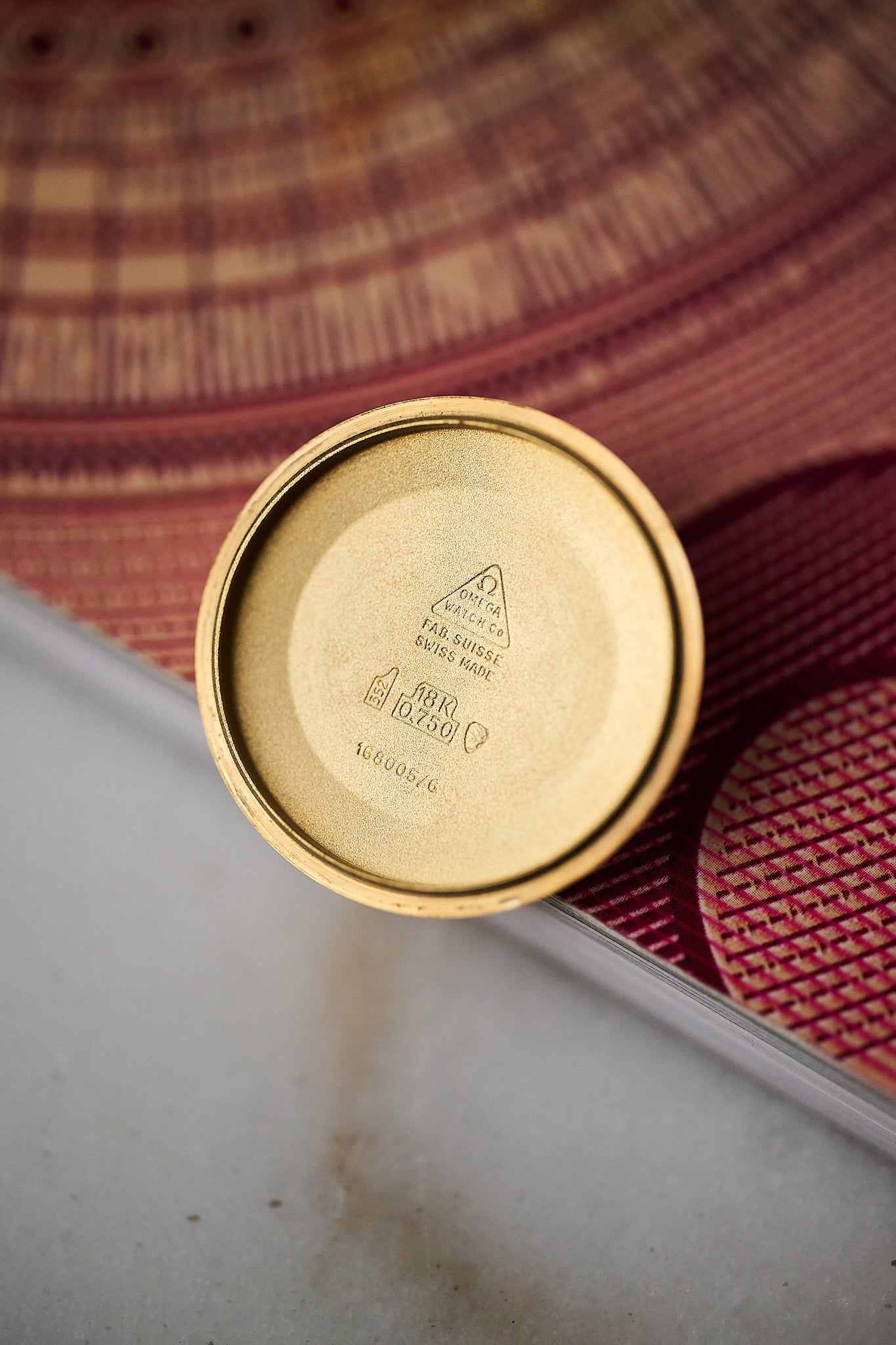 OMEGA CONSTELLATION 168.005-6 18K YELLOW GOLD 'PIE PAN'