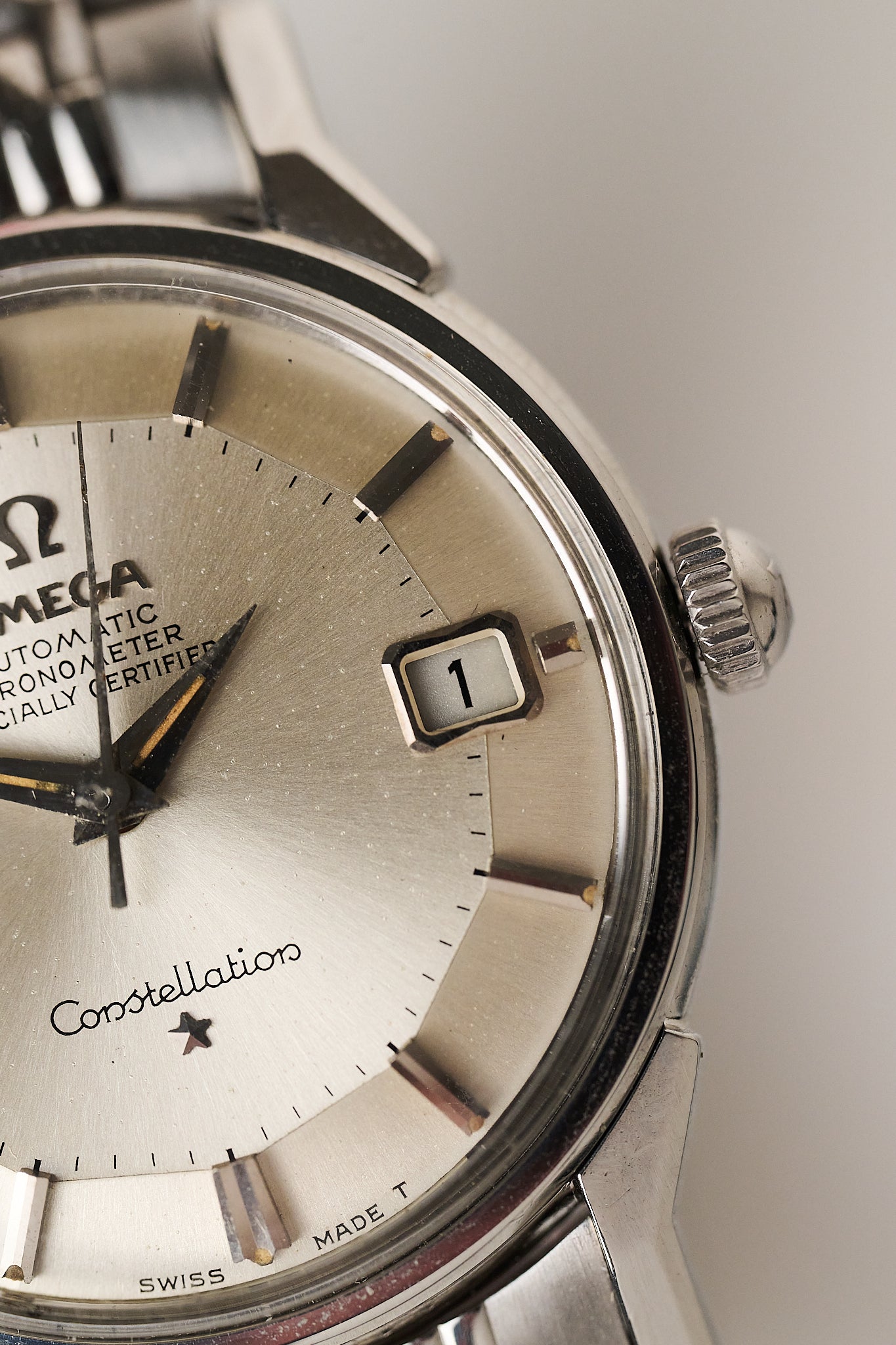 OMEGA CONSTELLATION 168.005 'PIE PAN DIAL'