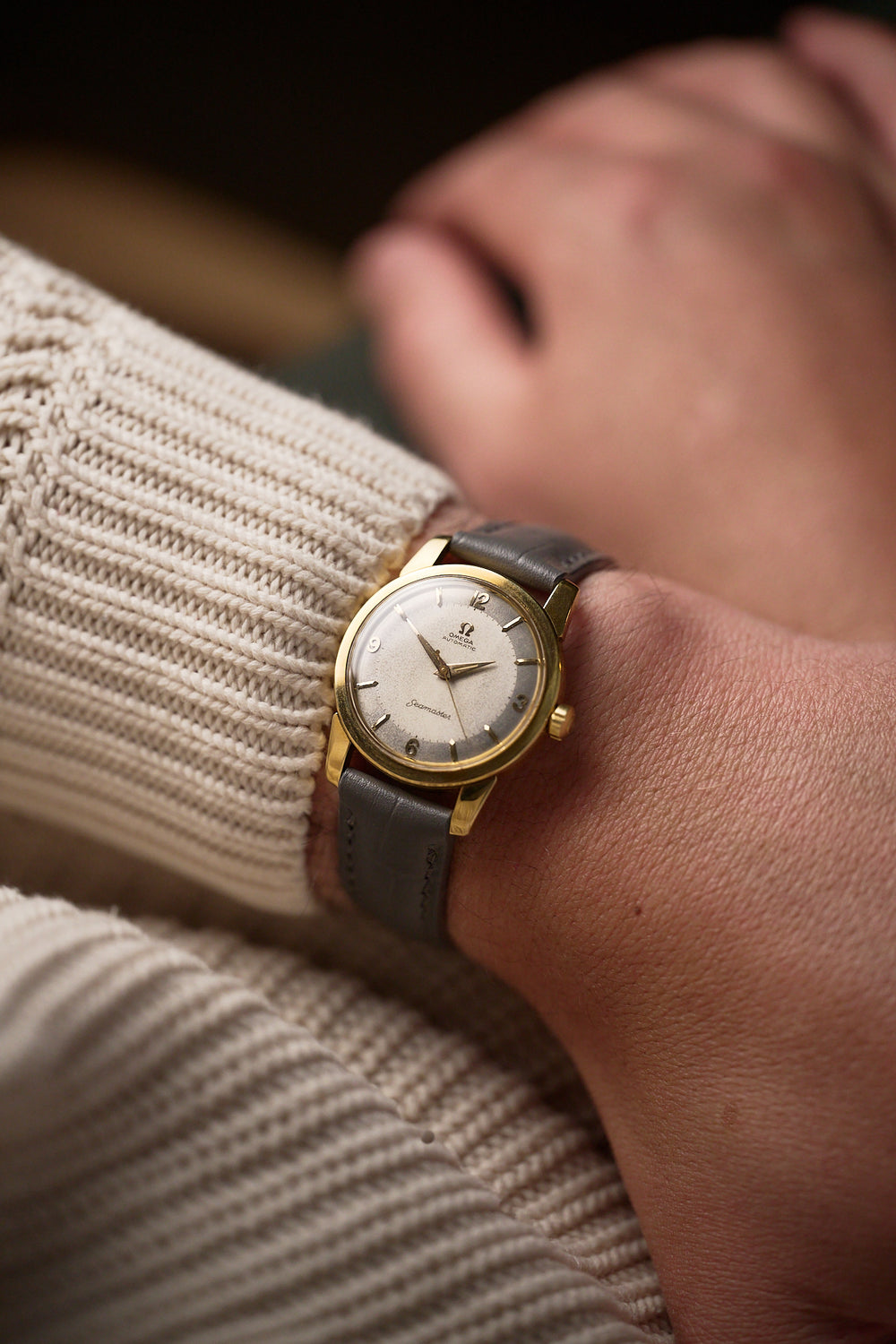 OMEGA SEAMASTER 2909SC 18K YELLOW GOLD