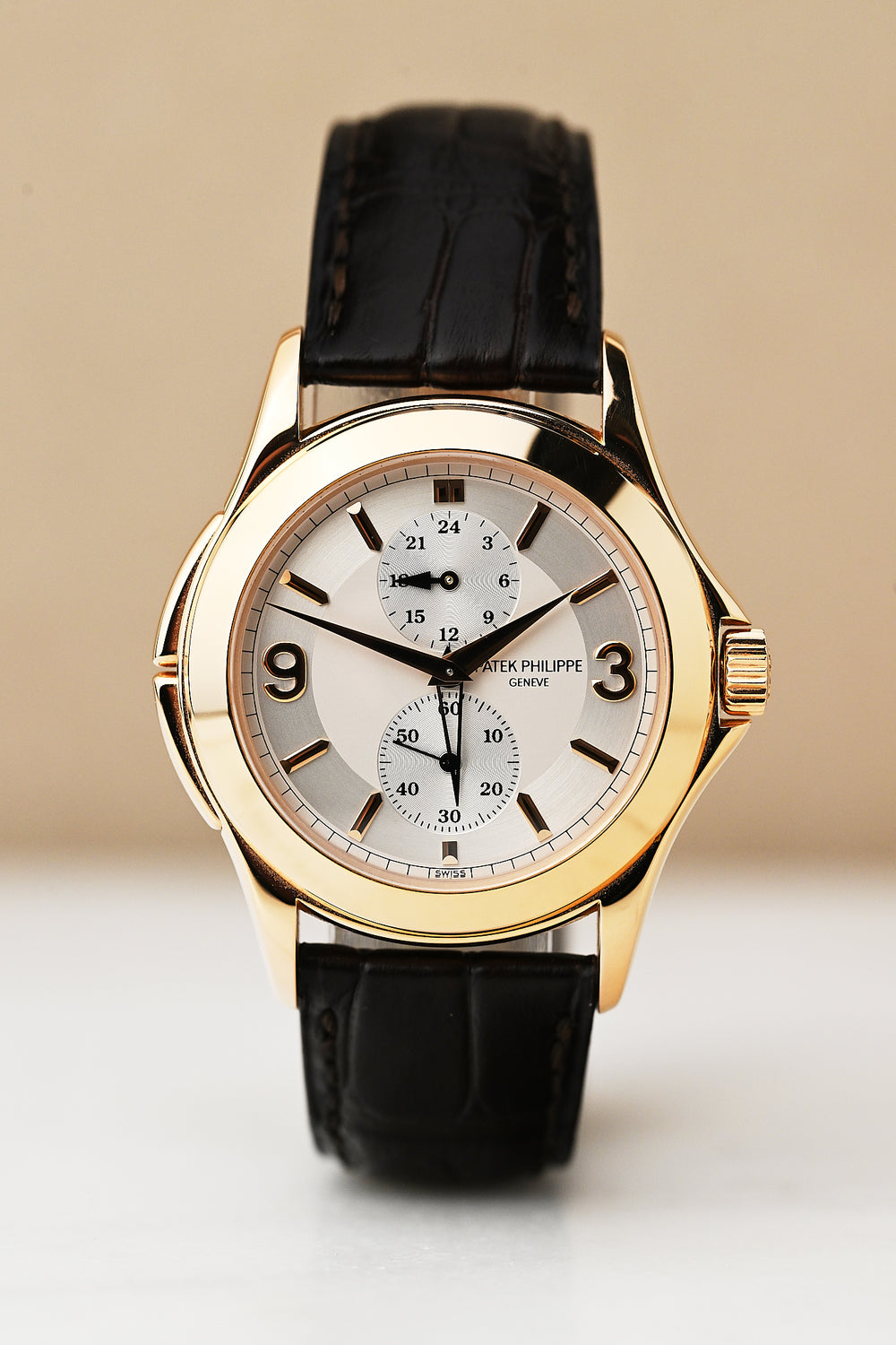 PATEK PHILIPPE CALATRAVA TRAVEL TIME 5134R '18K ROSE GOLD'
