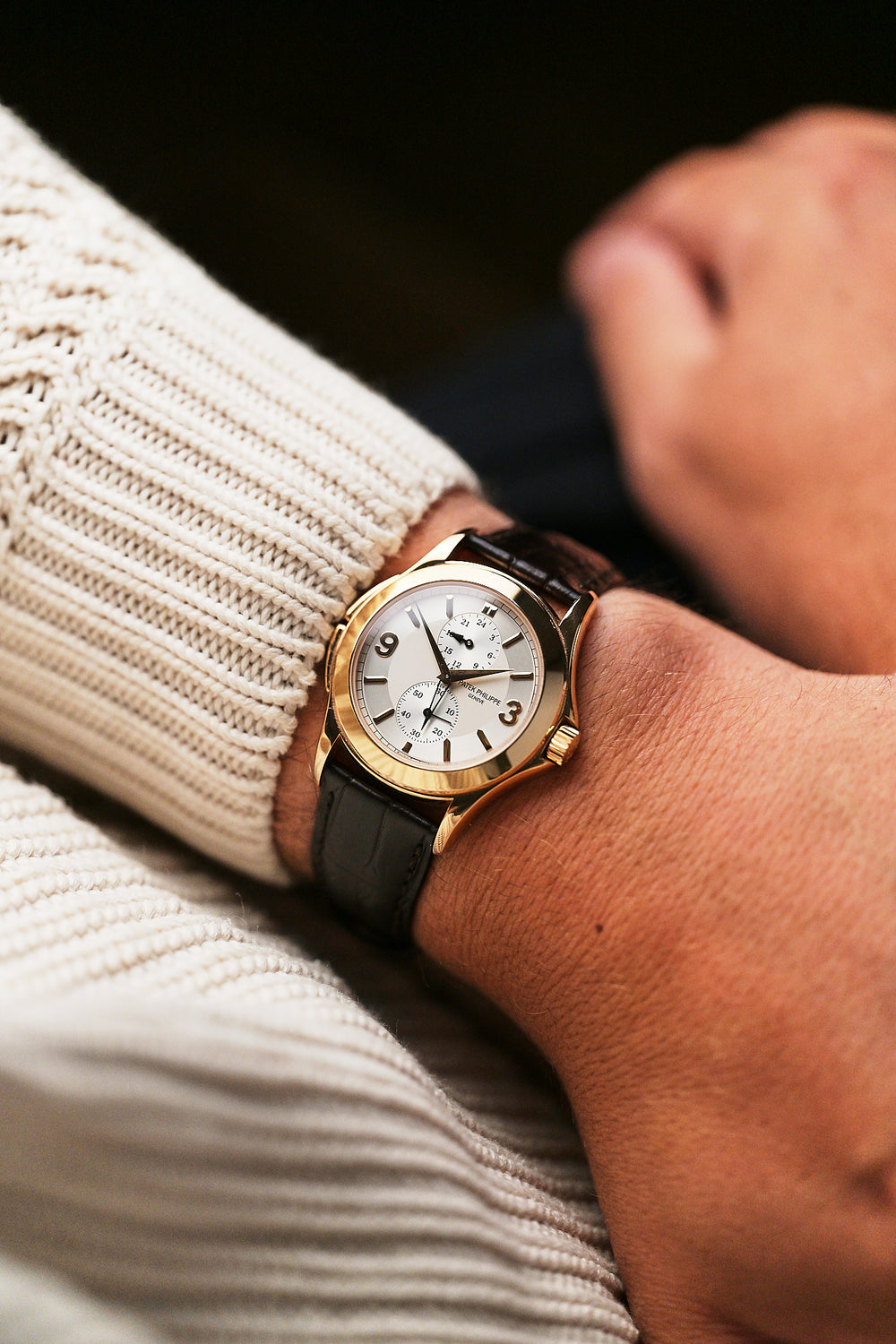 PATEK PHILIPPE CALATRAVA TRAVEL TIME 5134R '18K ROSE GOLD'