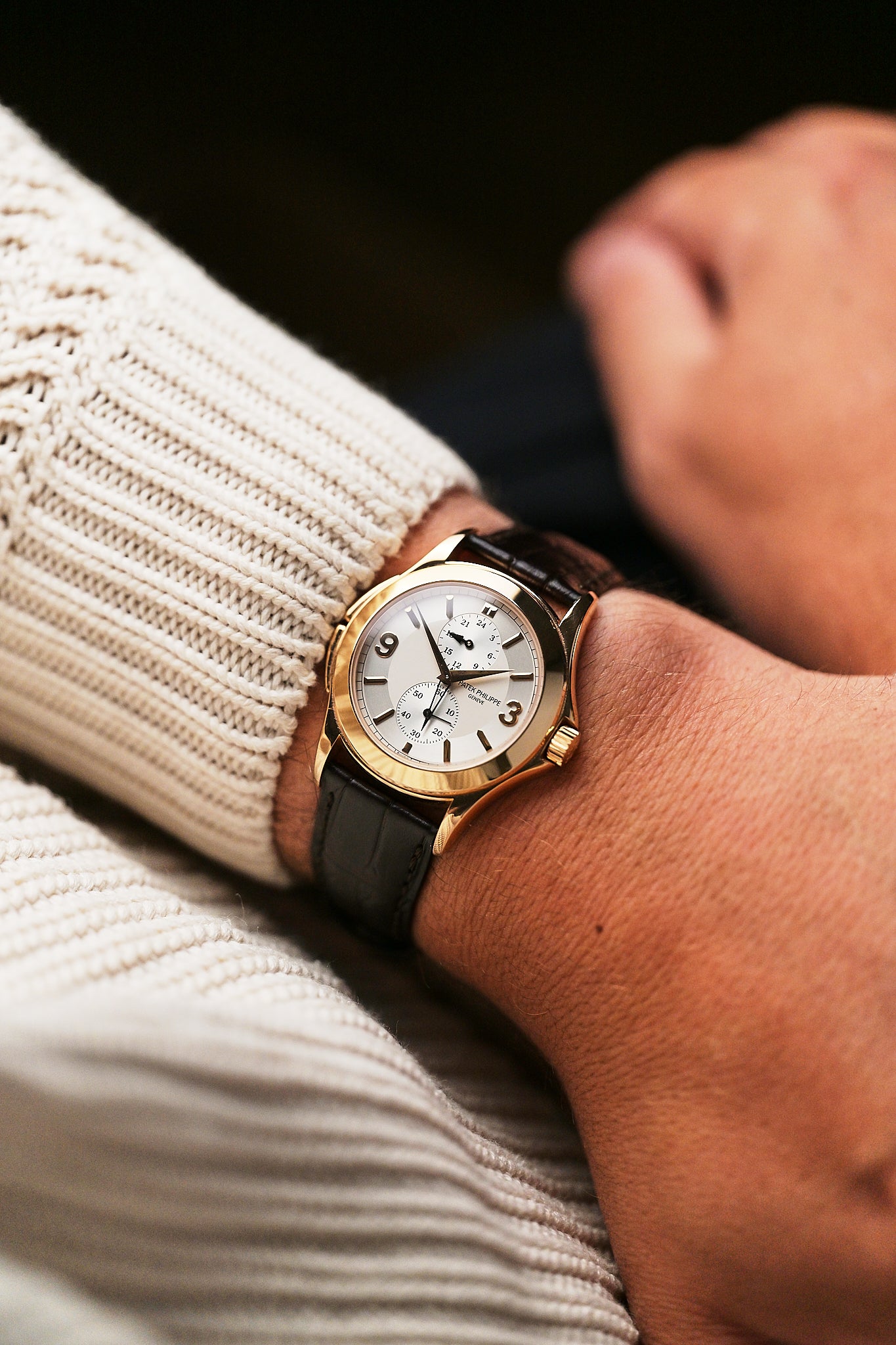 PATEK PHILIPPE CALATRAVA TRAVEL TIME 5134R '18K ROSE GOLD'