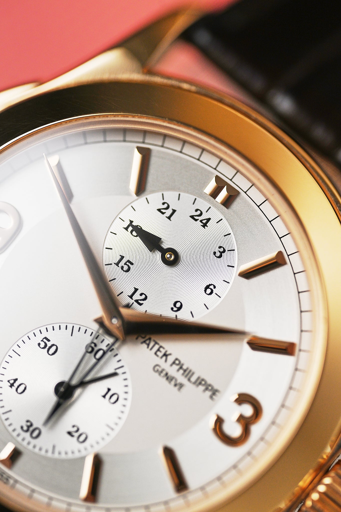 PATEK PHILIPPE CALATRAVA TRAVEL TIME 5134R '18K ROSE GOLD'
