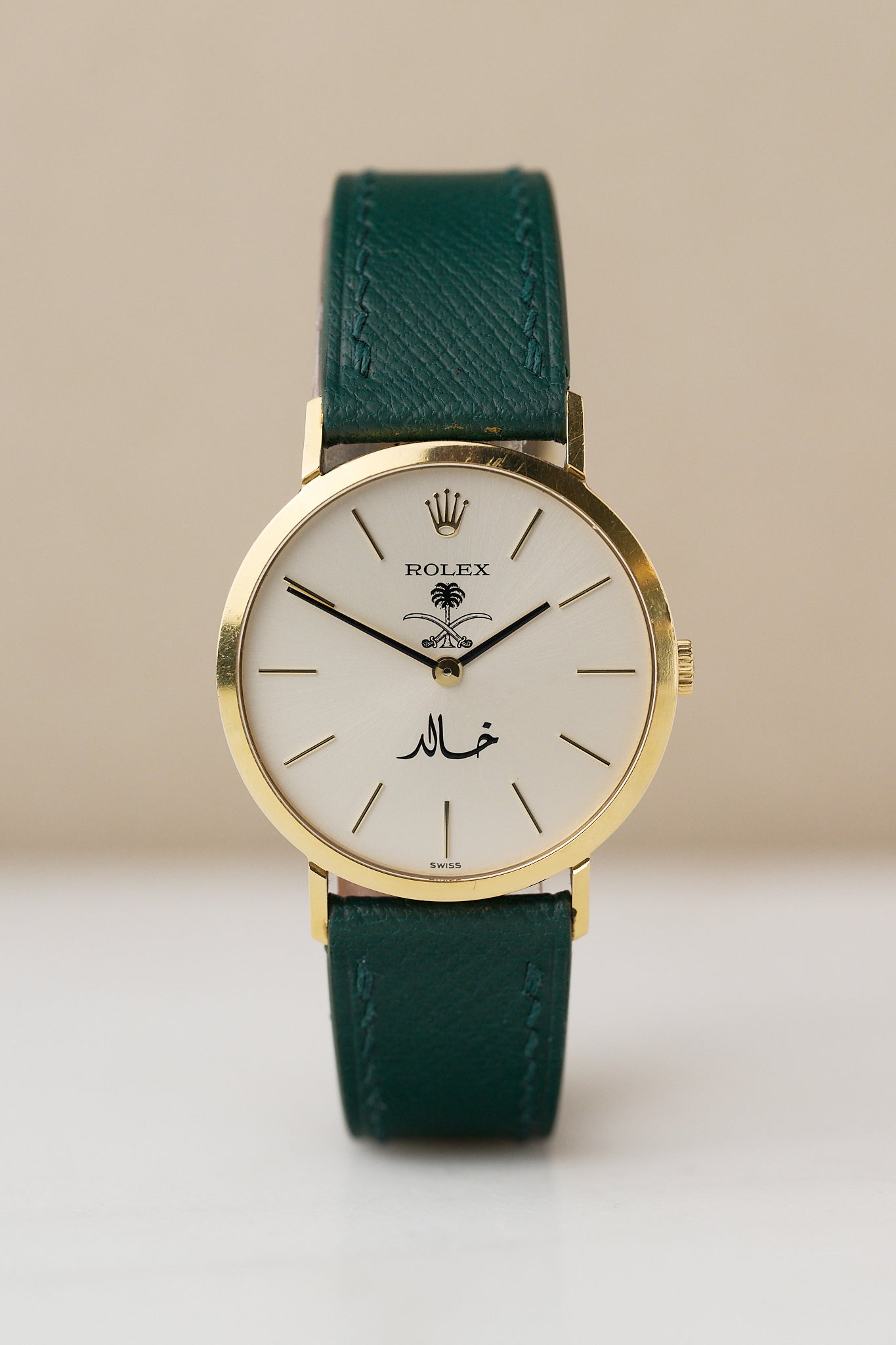 ROLEX CELLINI 'SAUDI EMBLEM' FULL SET ONE OWNER