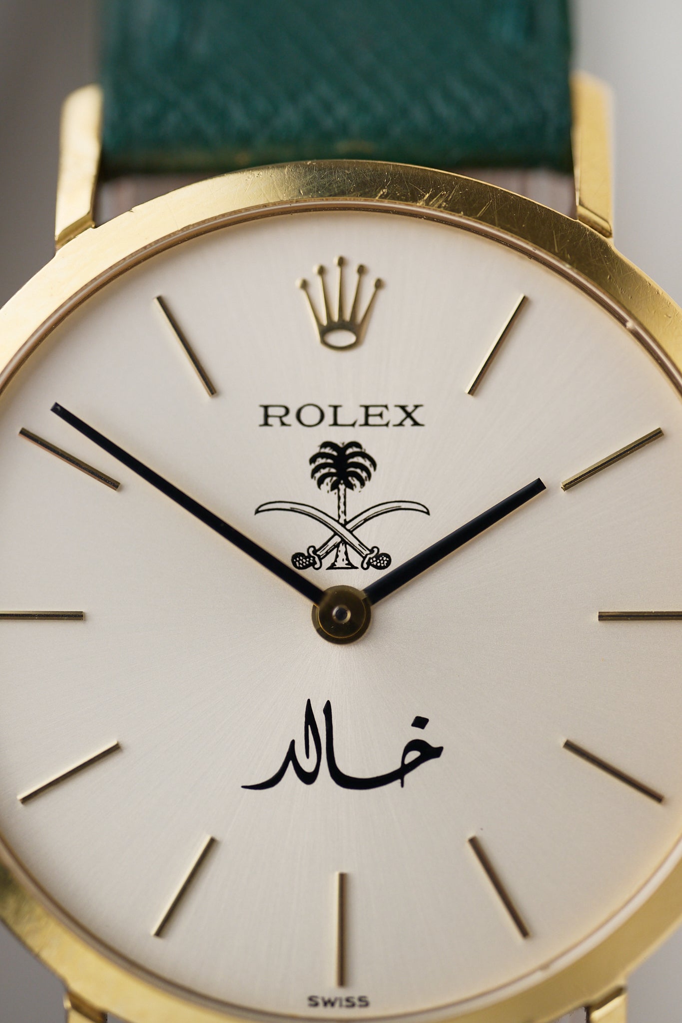 ROLEX CELLINI 'SAUDI EMBLEM' FULL SET ONE OWNER