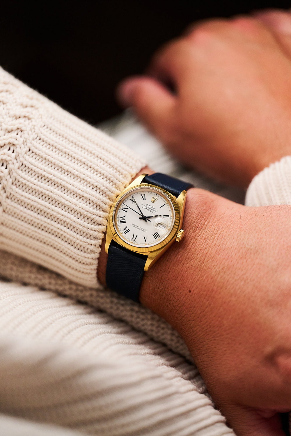ROLEX DATEJUST 16018 YELLOW GOLD 'BUCKLEY DIAL'