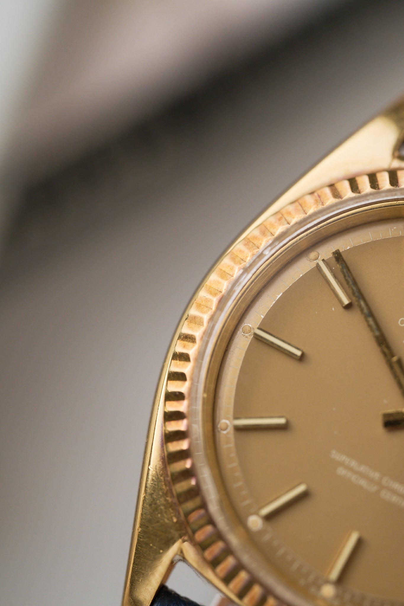 ROLEX DATEJUST 1601/8 18K YELLOW GOLD 'CAPPUCCINO DIAL'