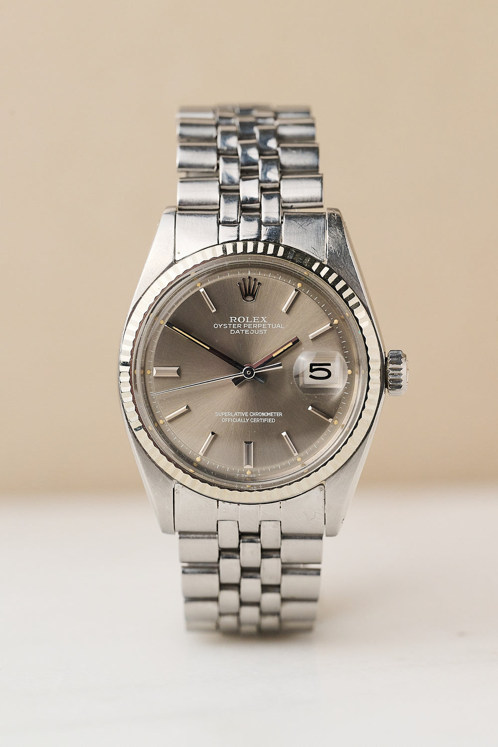 ROLEX DATEJUST 36 1601 'GREY DIAL'