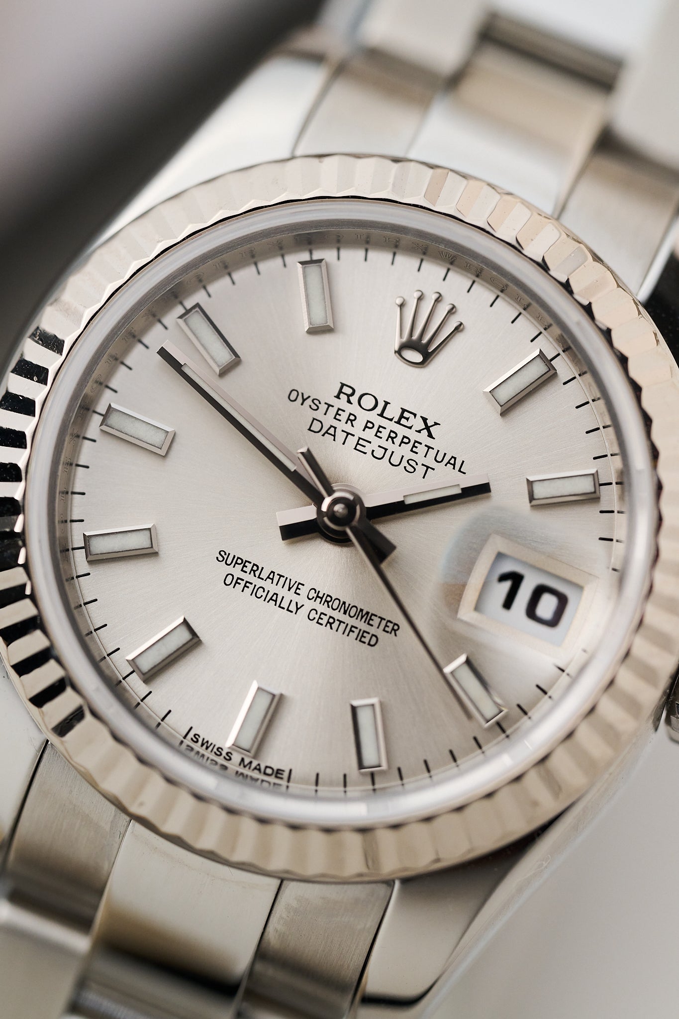 ROLEX DATEJUST 26 'SILVER BATON DIAL'