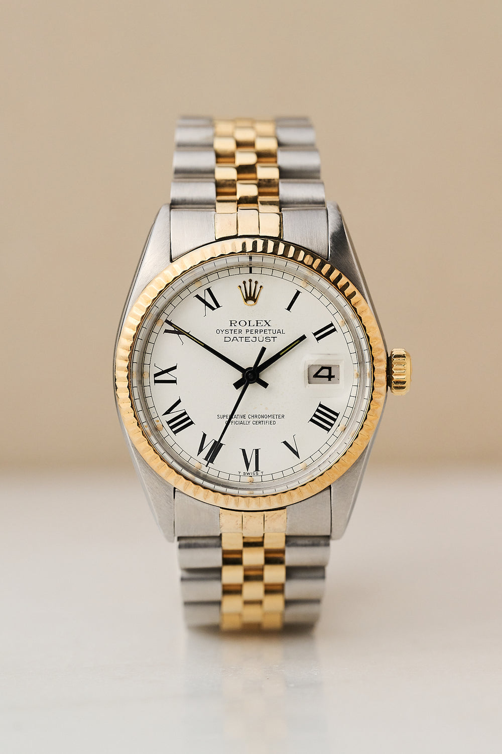 ROLEX DATEJUST 36 16013 'BUCKLEY DIAL' FULL SET