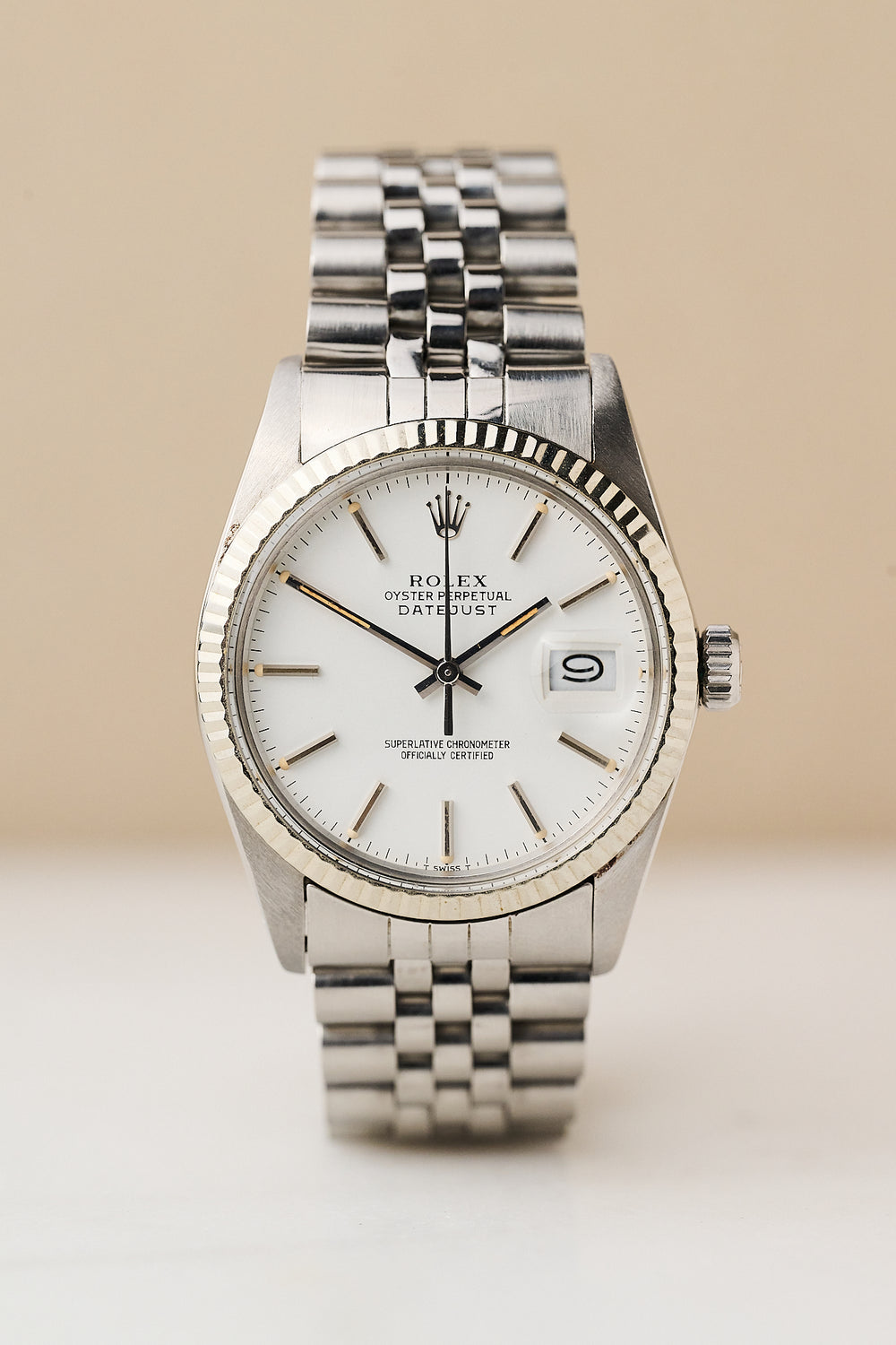 ROLEX DATEJUST 36 16014 'MATTE WHITE DIAL'