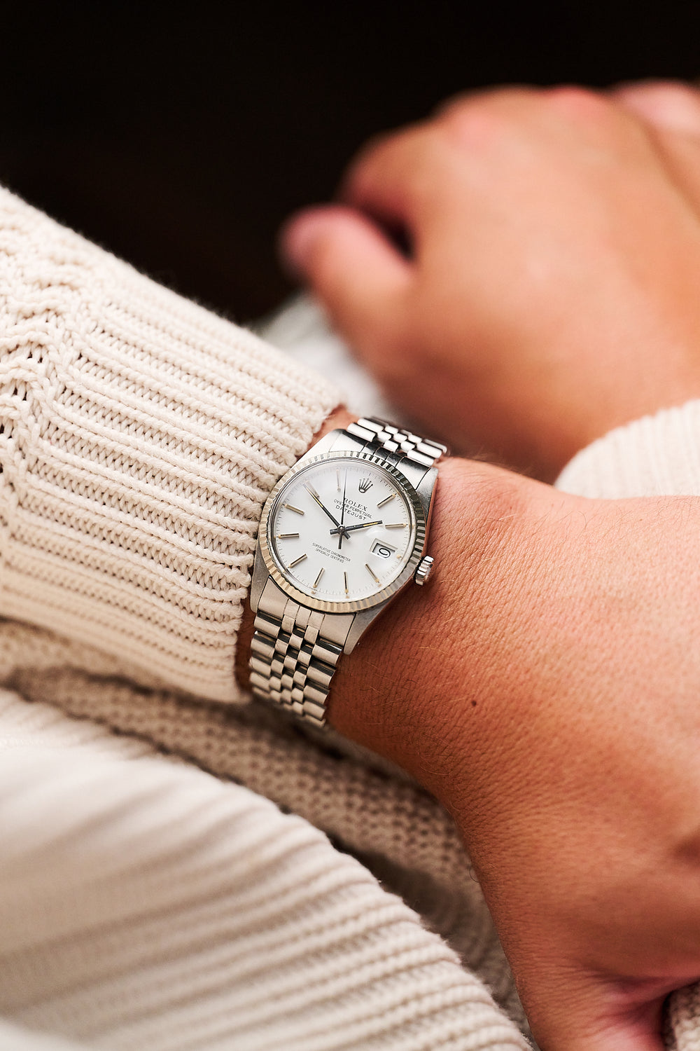 ROLEX DATEJUST 36 16014 'MATTE WHITE DIAL'